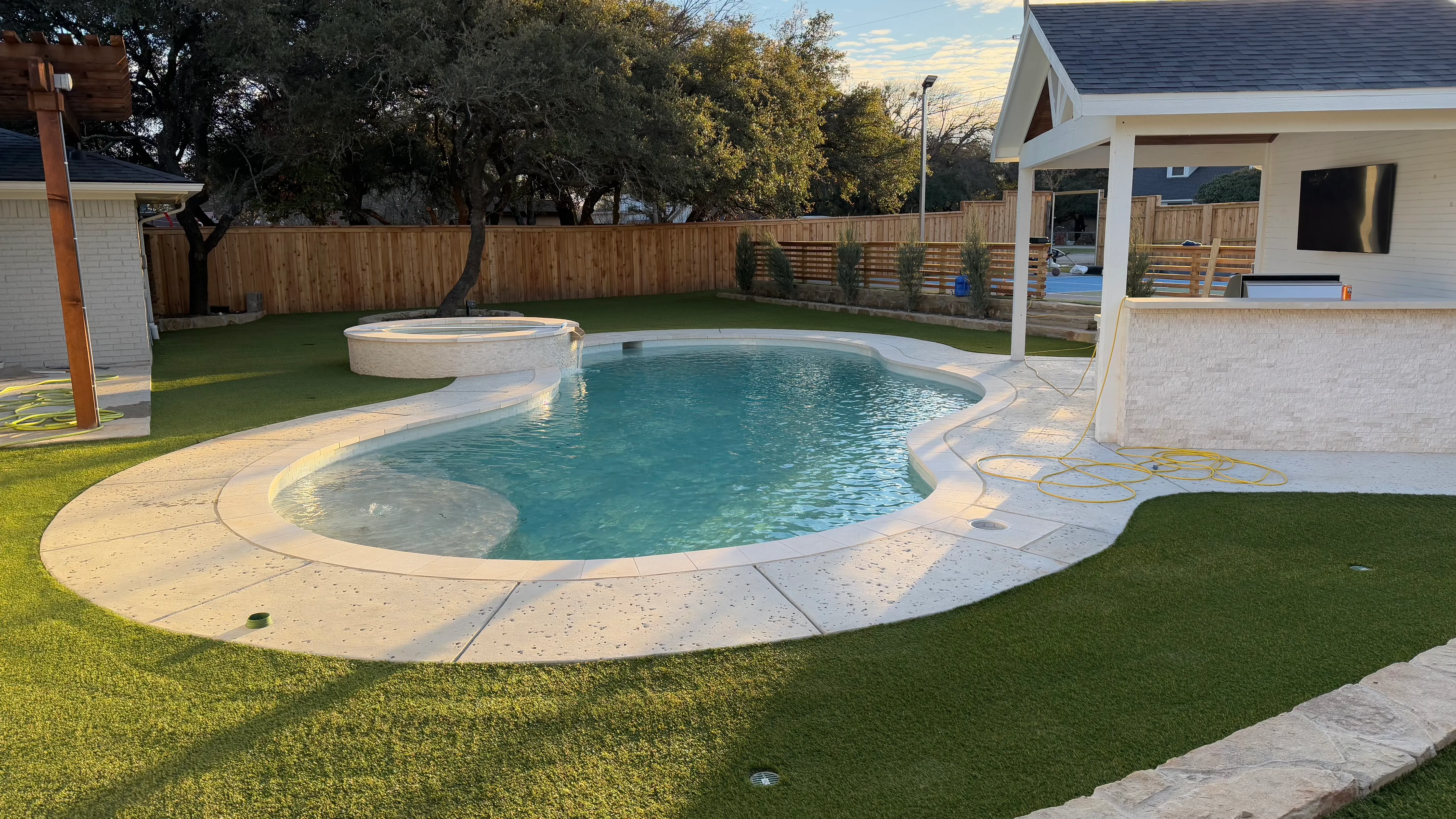 After 2 — Aledo Airbnb-Ready Backyard — 3,000 SF Turf + Putting Green