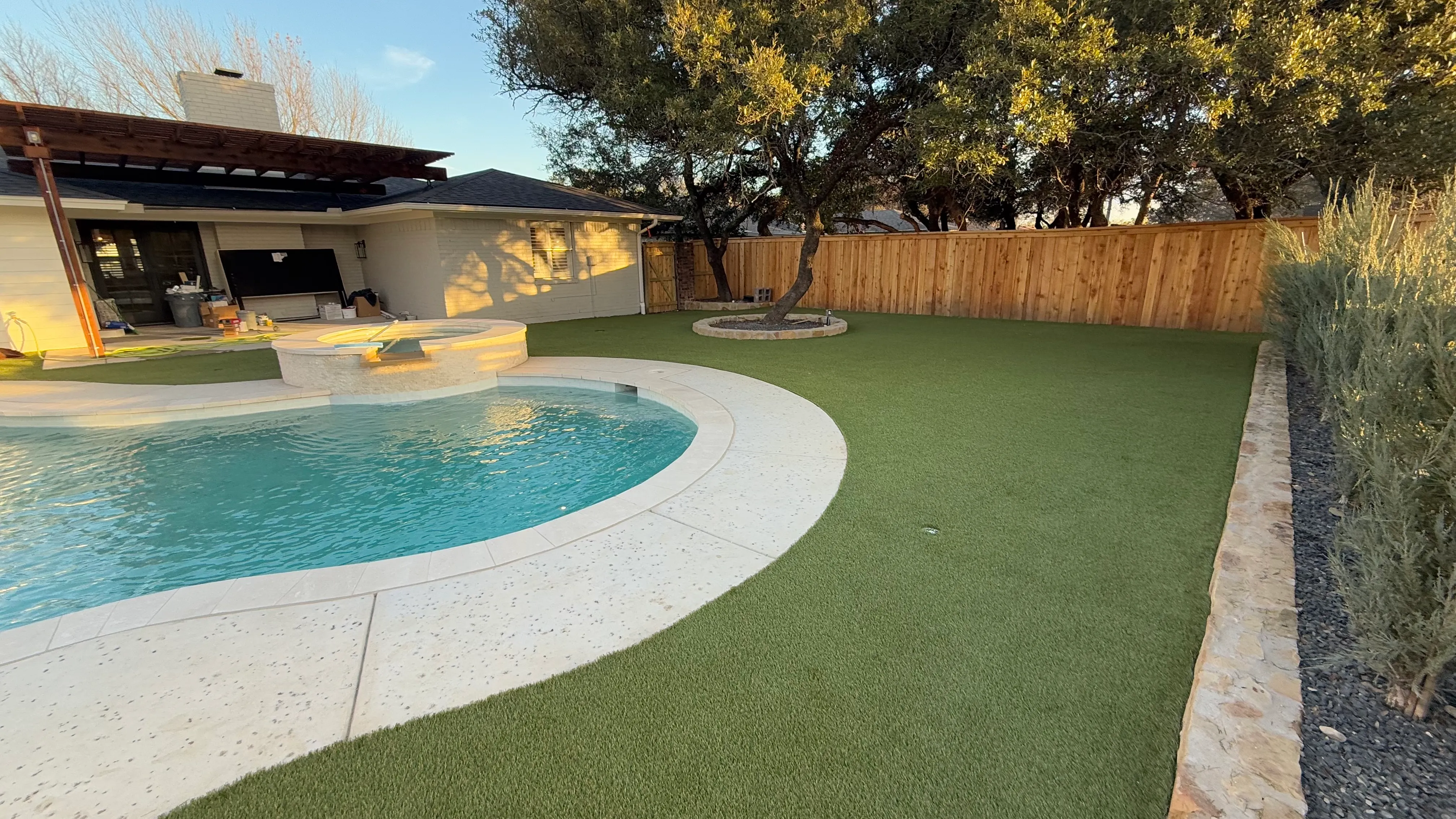 After 3 — Aledo Airbnb-Ready Backyard — 3,000 SF Turf + Putting Green