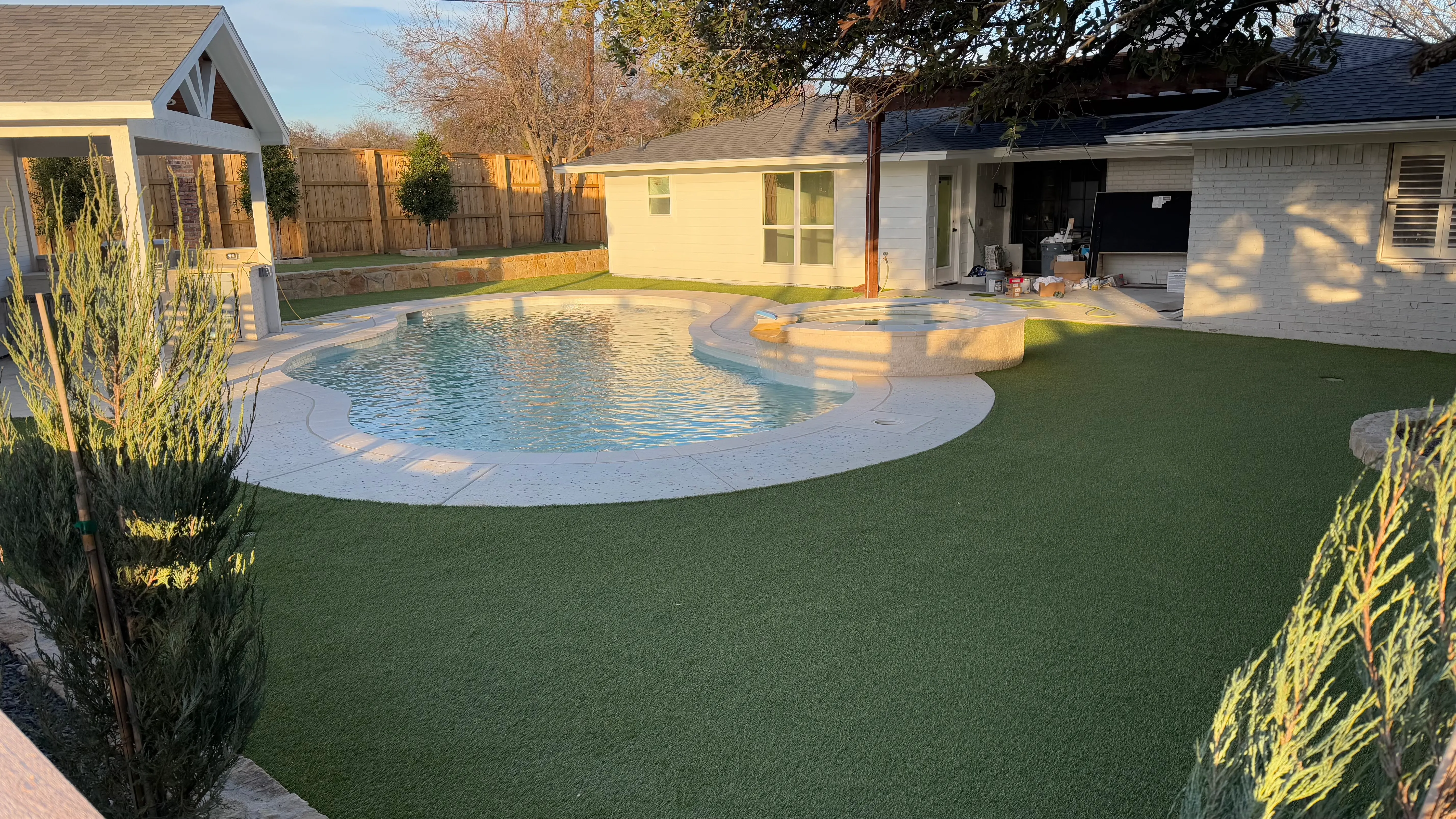 After 6 — Aledo Airbnb-Ready Backyard — 3,000 SF Turf + Putting Green