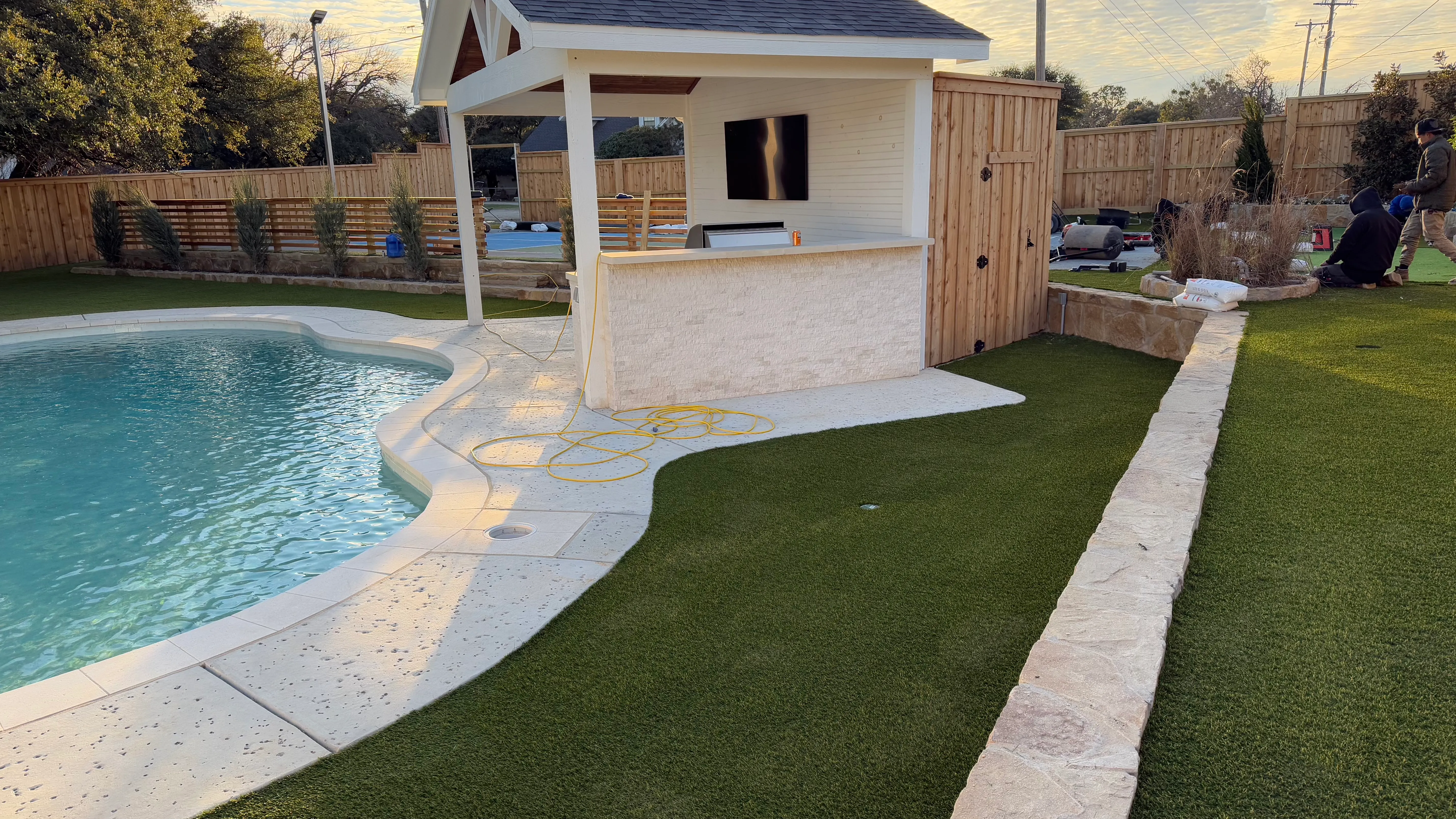 After 11 — Aledo Airbnb-Ready Backyard — 3,000 SF Turf + Putting Green