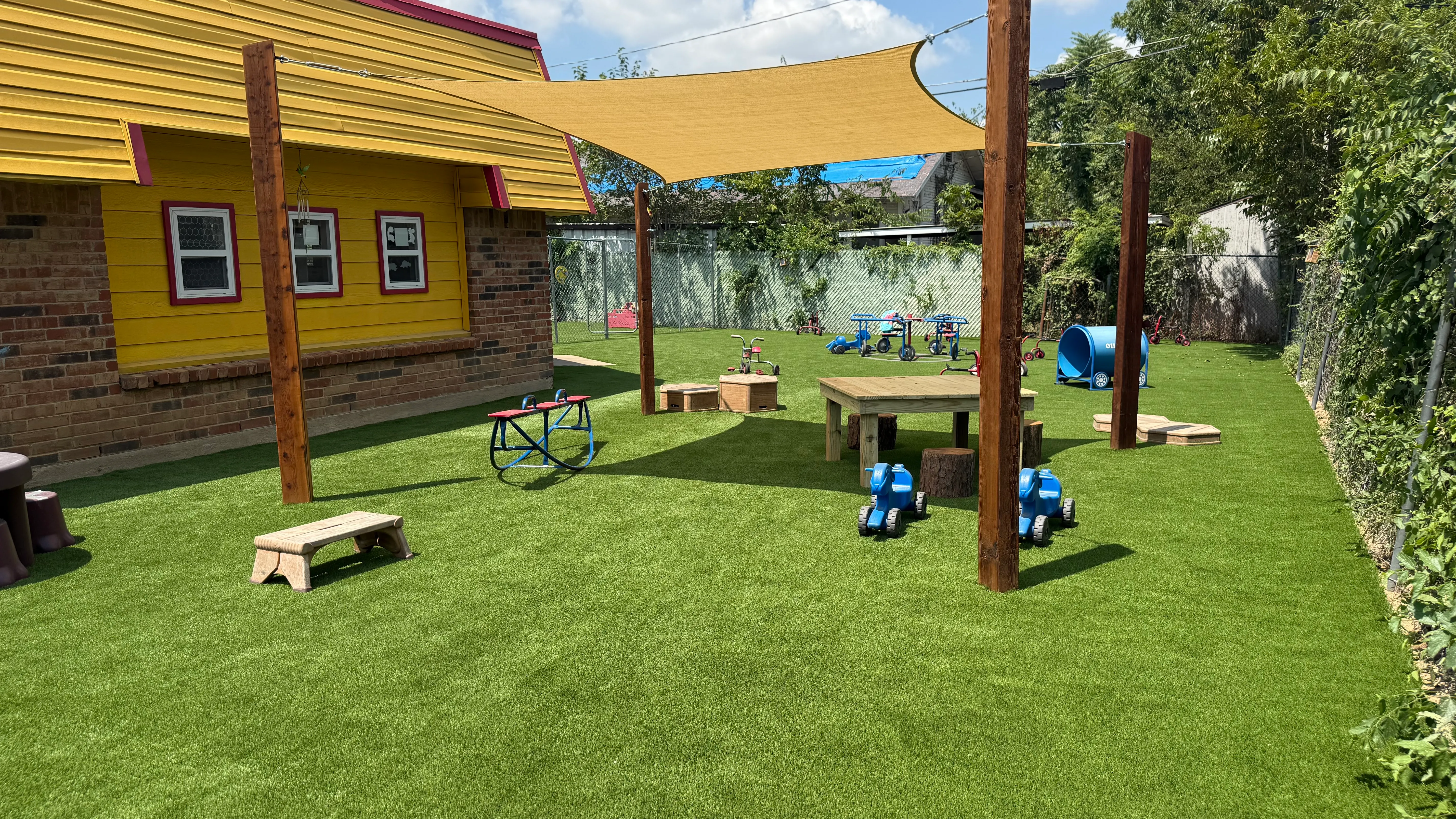 After 11 — Perfect Praise Academy — 6,000 SF Playground Turf Conversion in Fort Worth