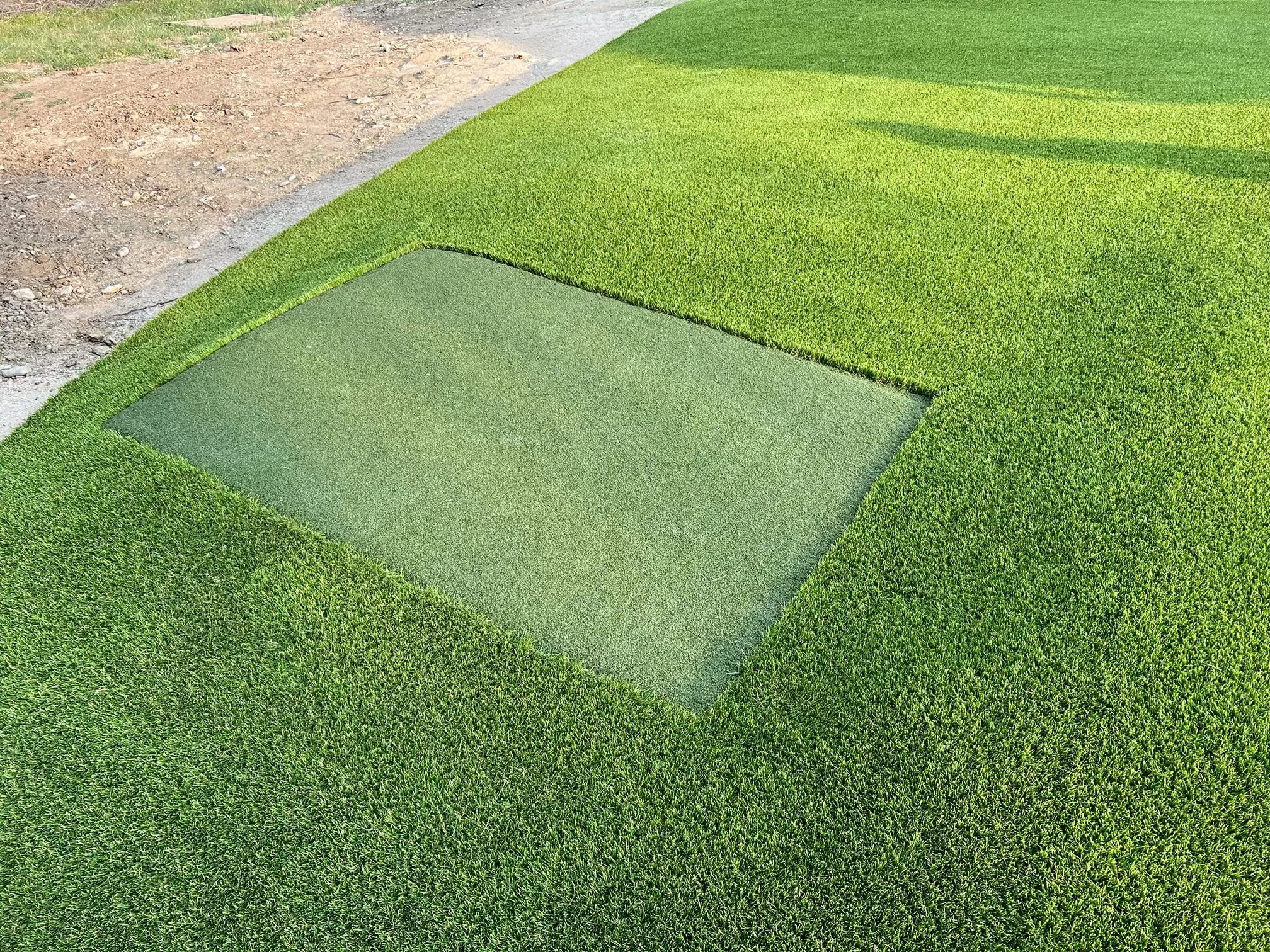 After 6 — Willow Park Multi-Level Putting Green & Pool Surround — On a Golf Course