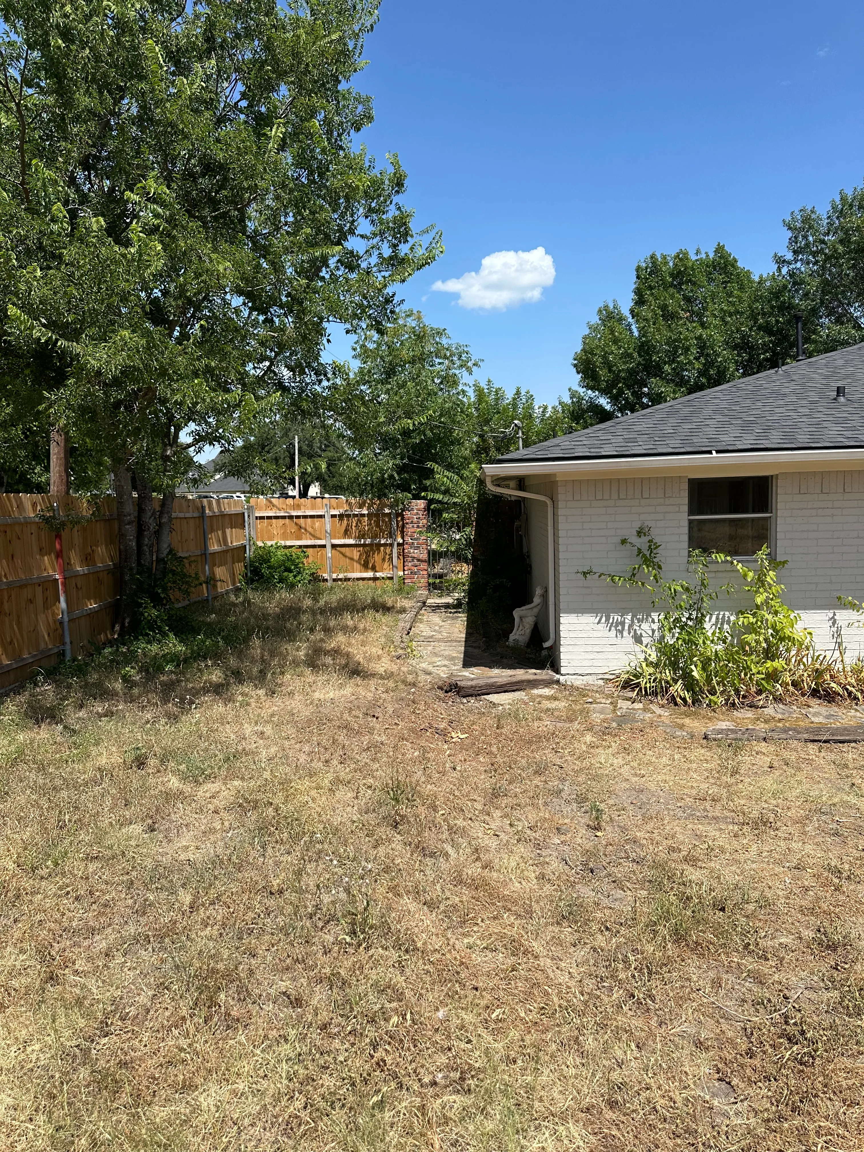 Before 3 — Aledo Airbnb-Ready Backyard — 3,000 SF Turf + Putting Green