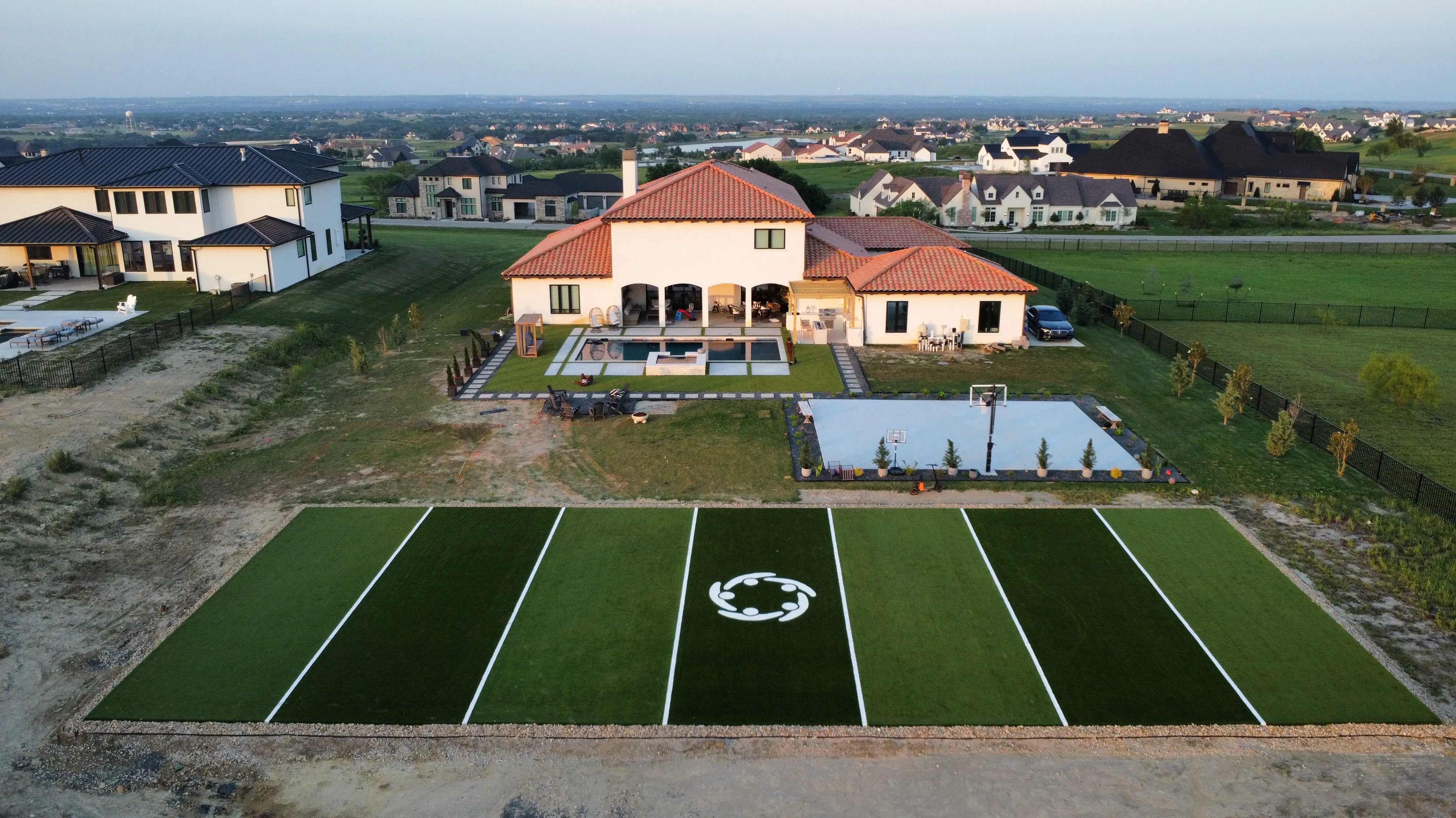 Aledo Backyard Football Training Field — 5,000 SF Custom Build