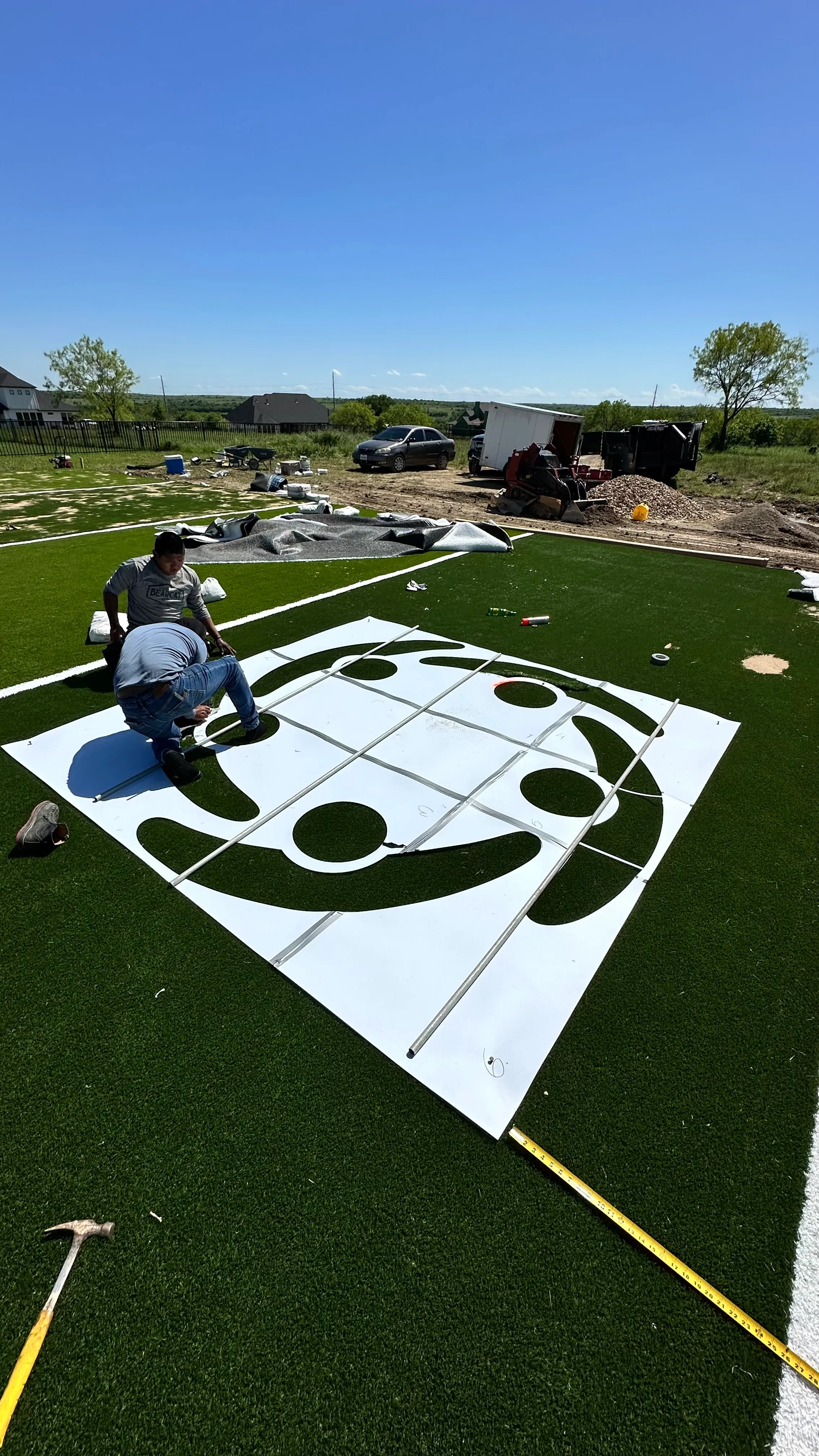 Construction 4 — Aledo Backyard Football Training Field — 5,000 SF Custom Build