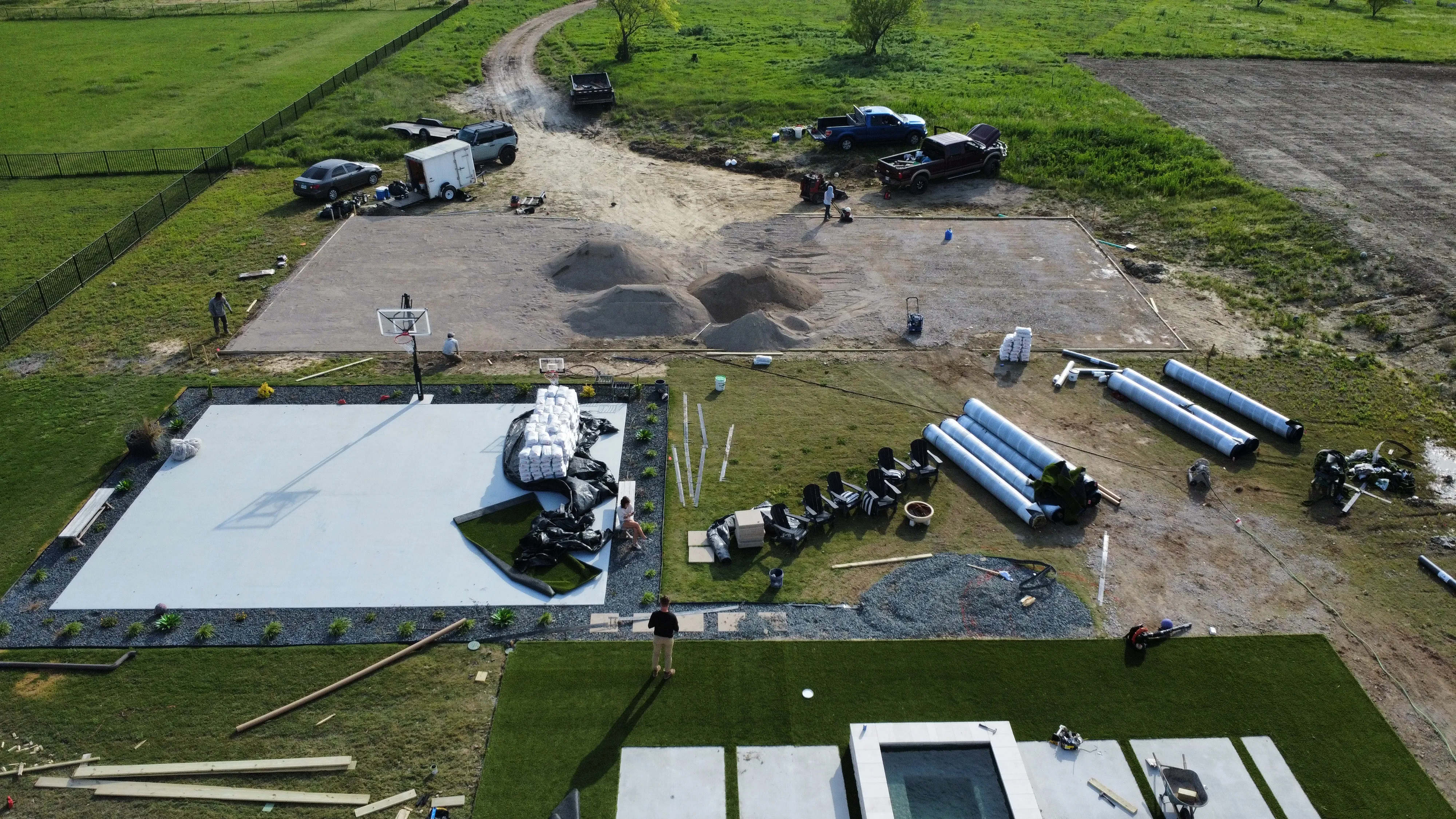 Construction 7 — Aledo Backyard Football Training Field — 5,000 SF Custom Build