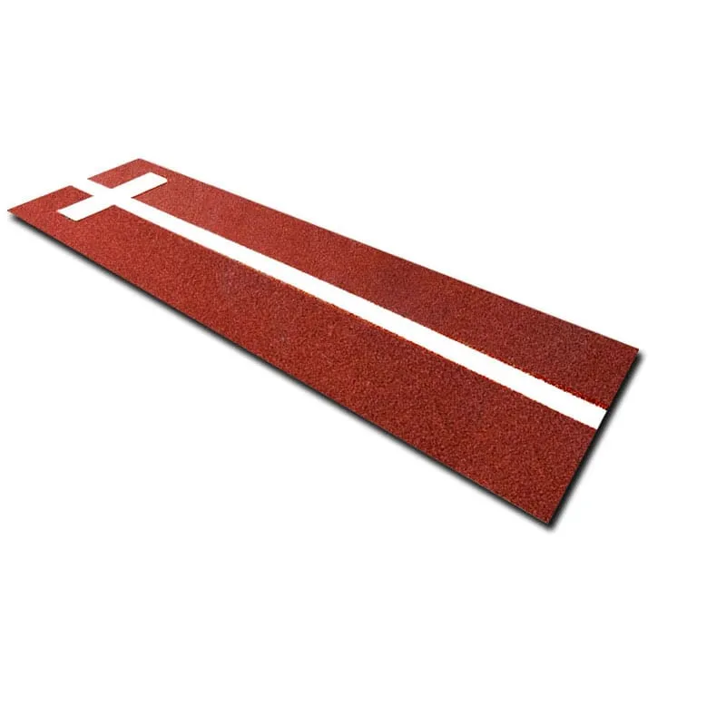 Cimarron 3x10 Softball Pitchers Mat with Power Line – Clay product photo
