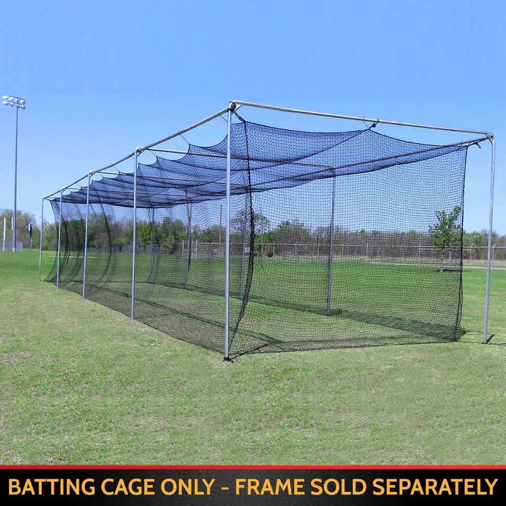 Cimarron 55x12x12 Commercial #45 Twisted Poly Batting Cage Net product photo