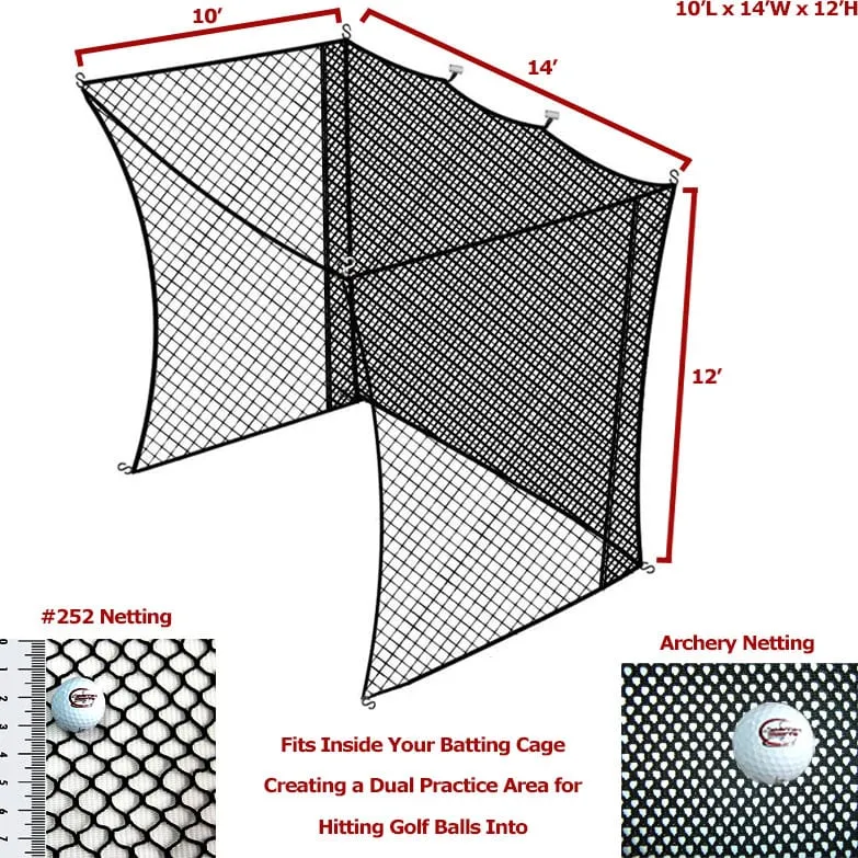 Cimarron 10x14x12 Golf Net Insert with Archery Back product photo