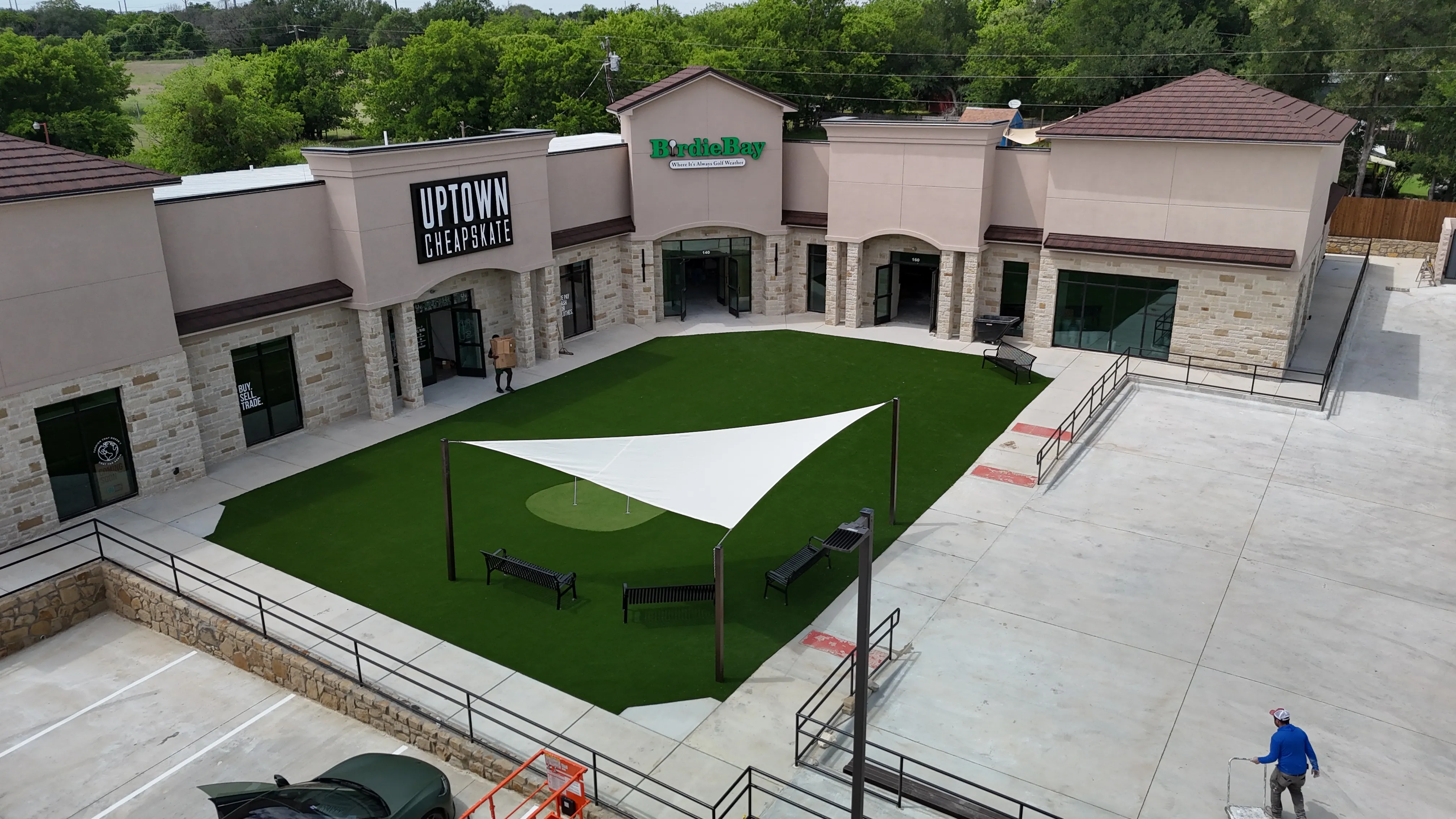 Bearcat Turf commercial artificial turf install