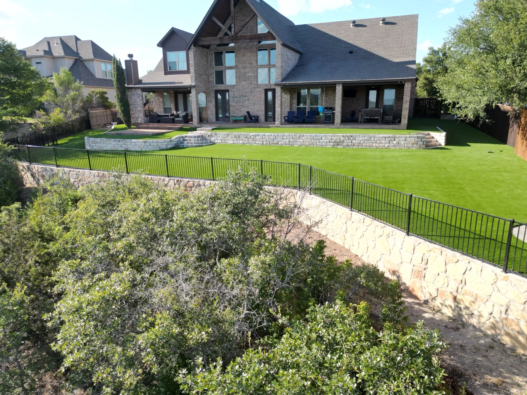 Bearcat Turf artificial turf install photo