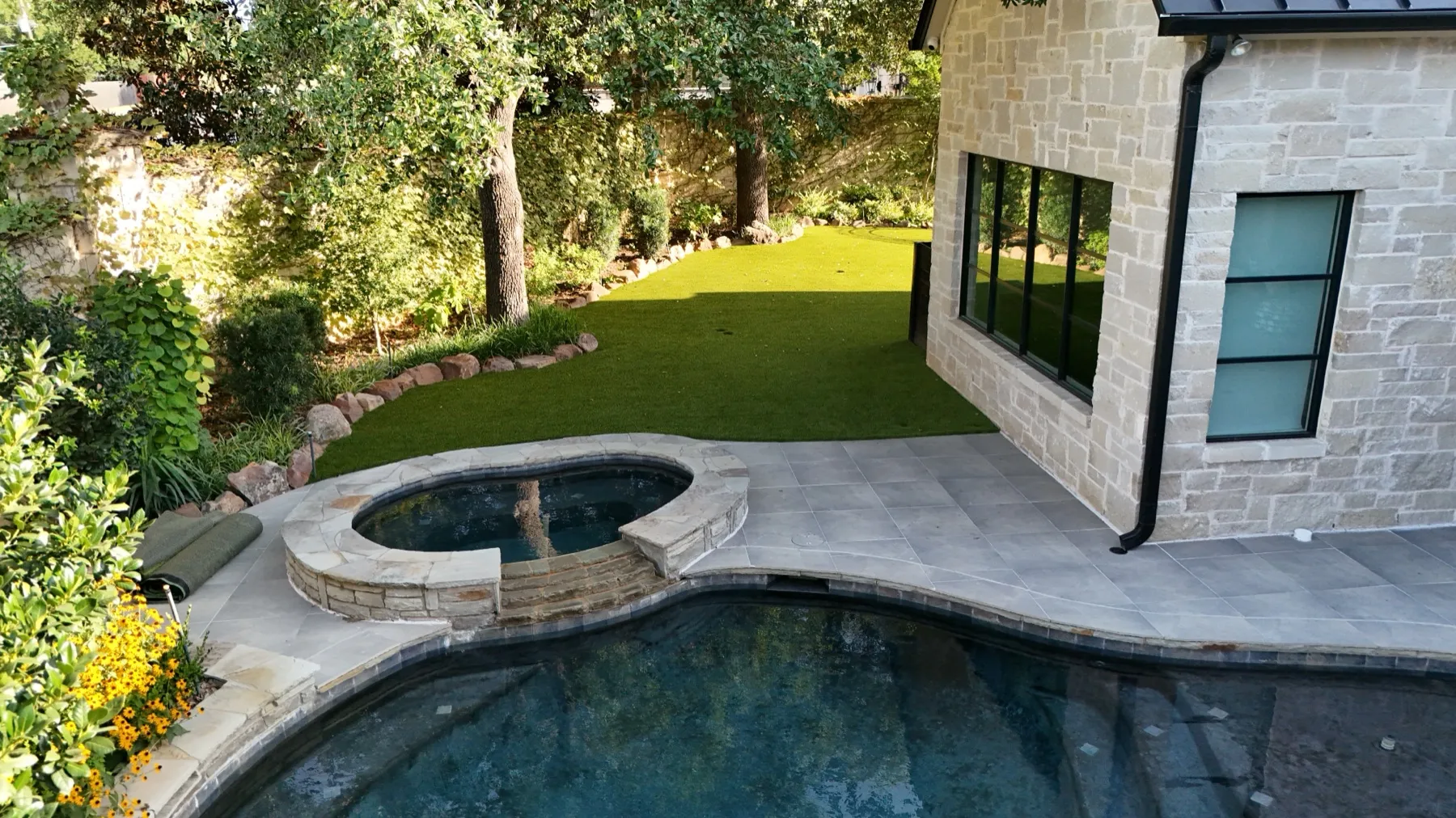 Bearcat Turf artificial turf install photo