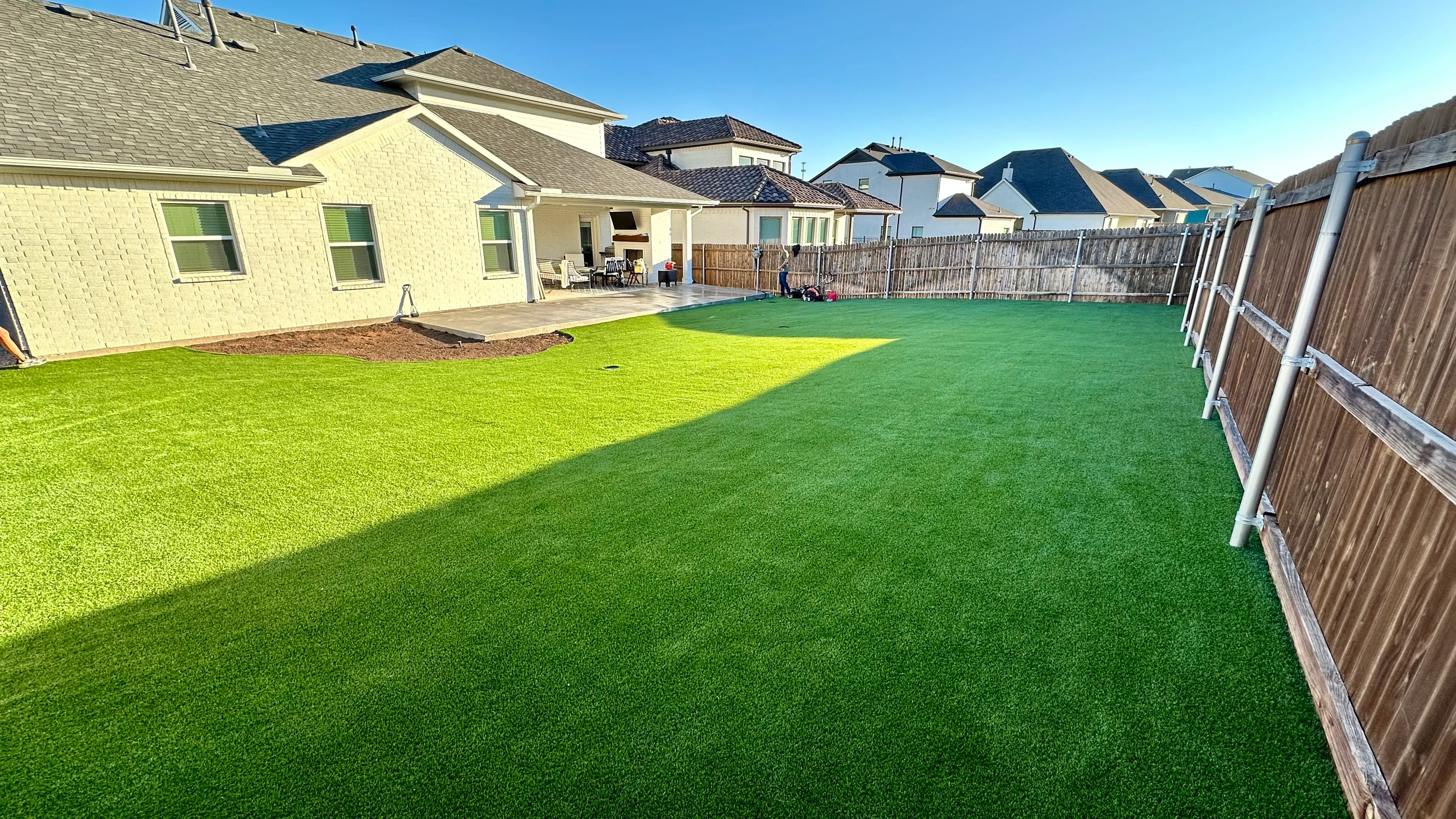 Bearcat Turf & Outdoors artificial turf install photo