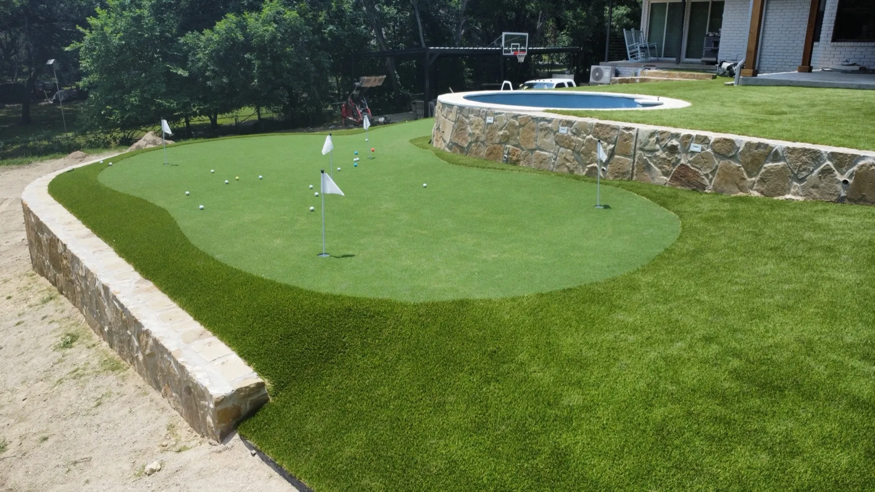 Bearcat Turf artificial turf install photo