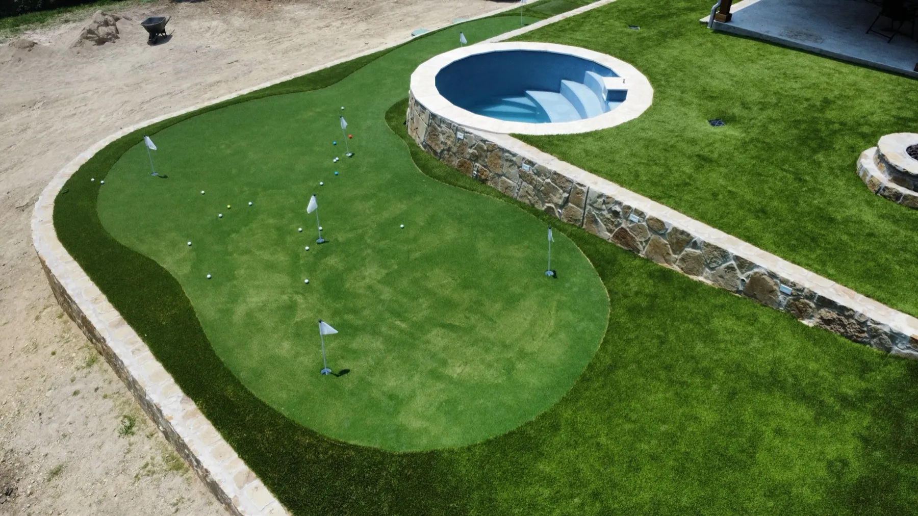 Bearcat Turf artificial turf install photo