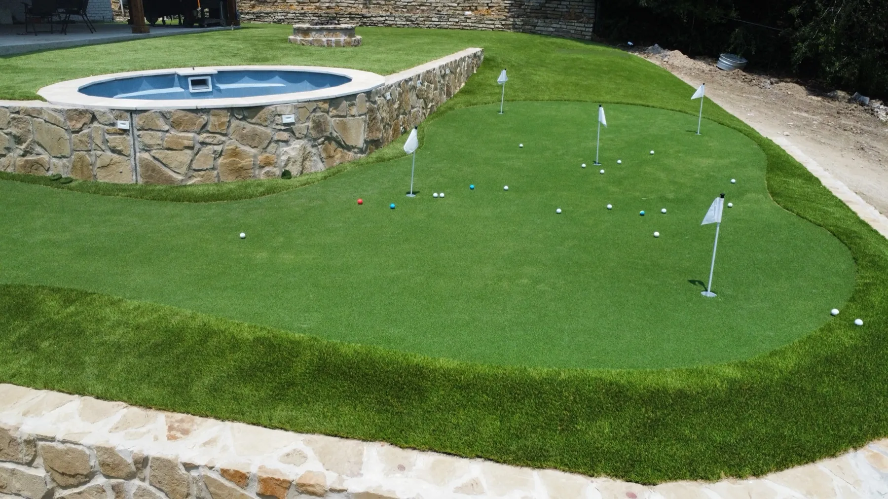 Bearcat Turf artificial turf install photo