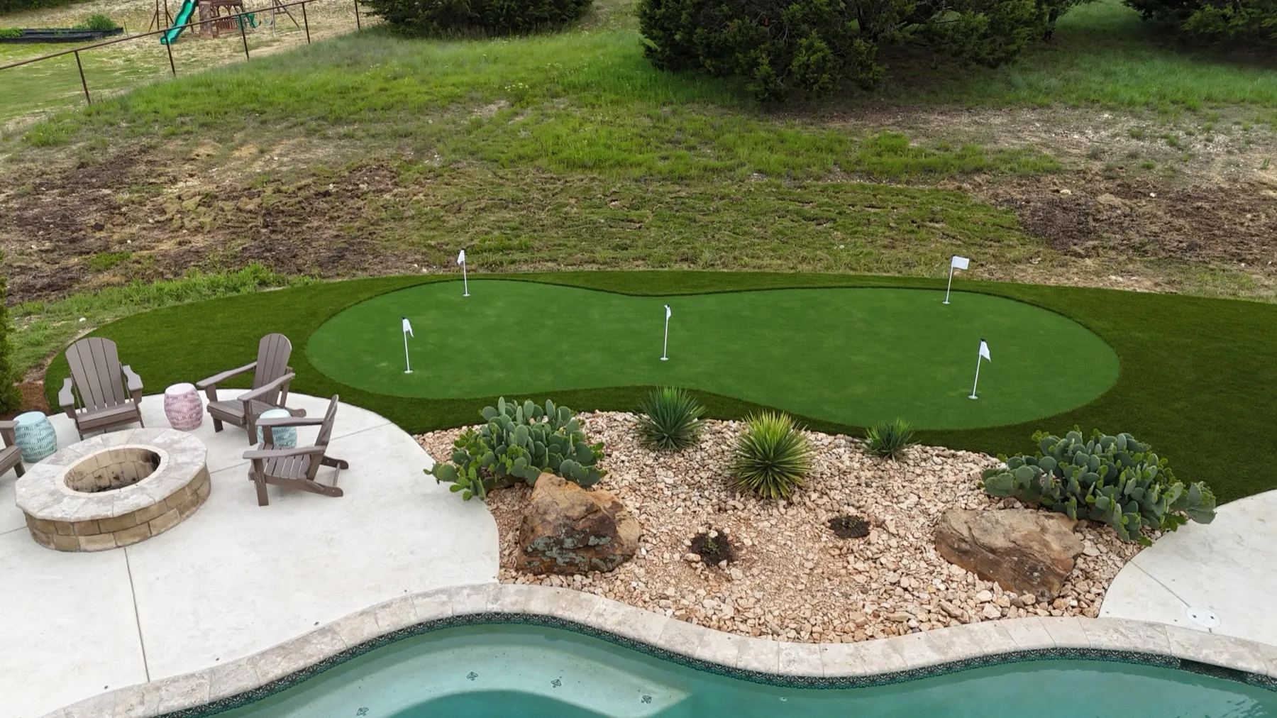 Bearcat Turf artificial turf install photo