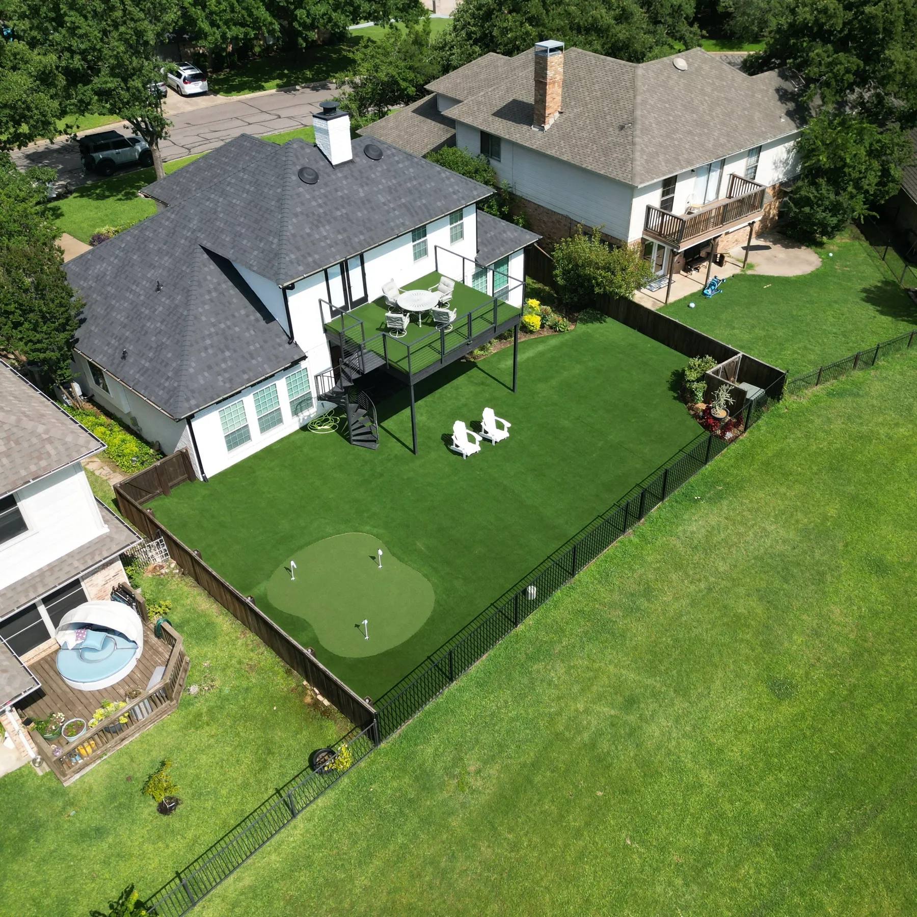Bearcat Turf artificial turf install photo