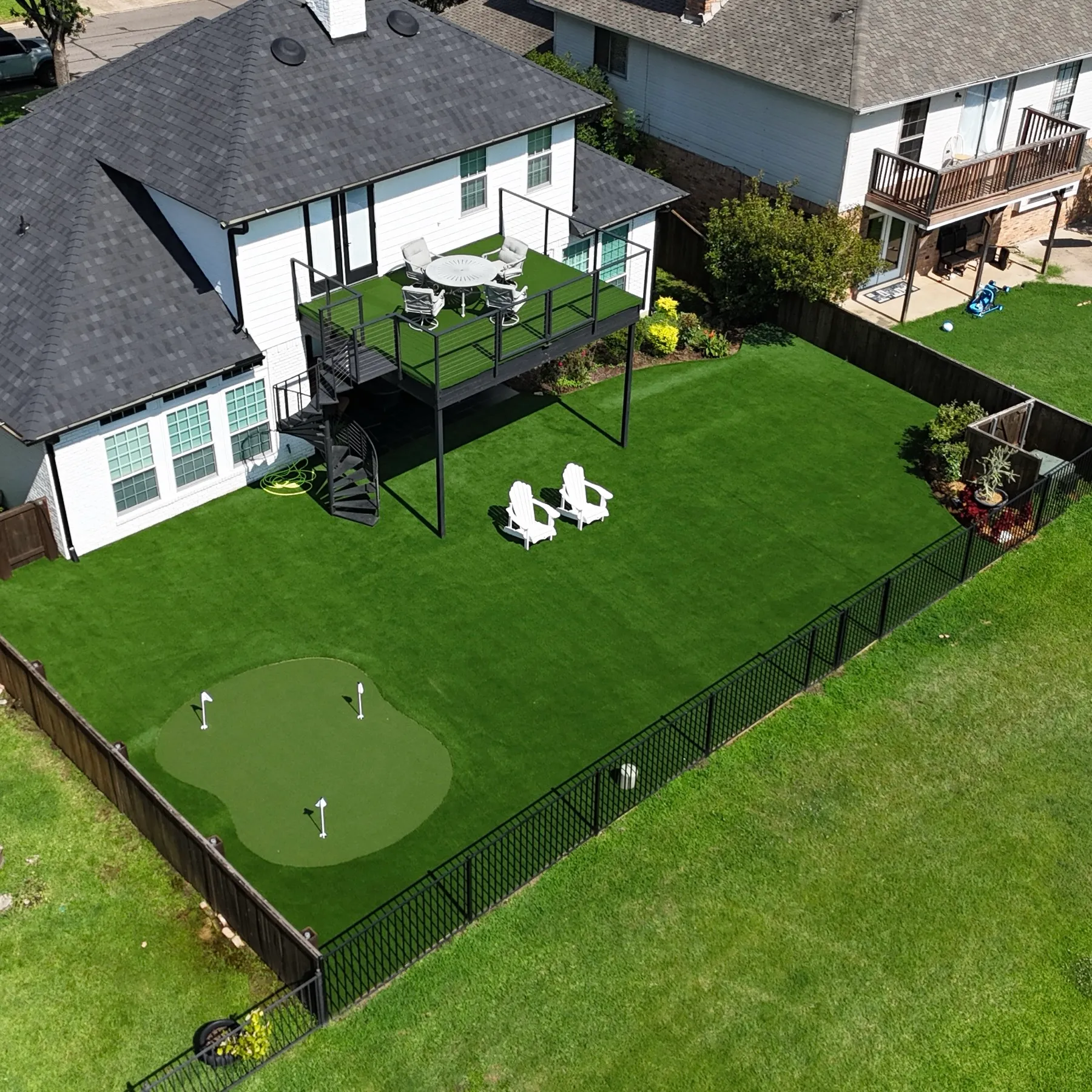 Bearcat Turf artificial turf install photo