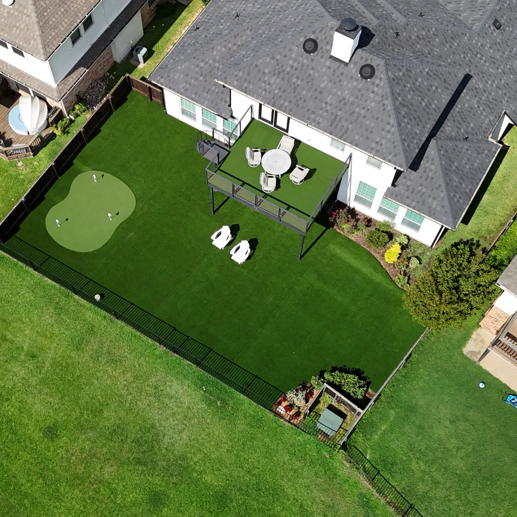 Bearcat Turf artificial turf install photo