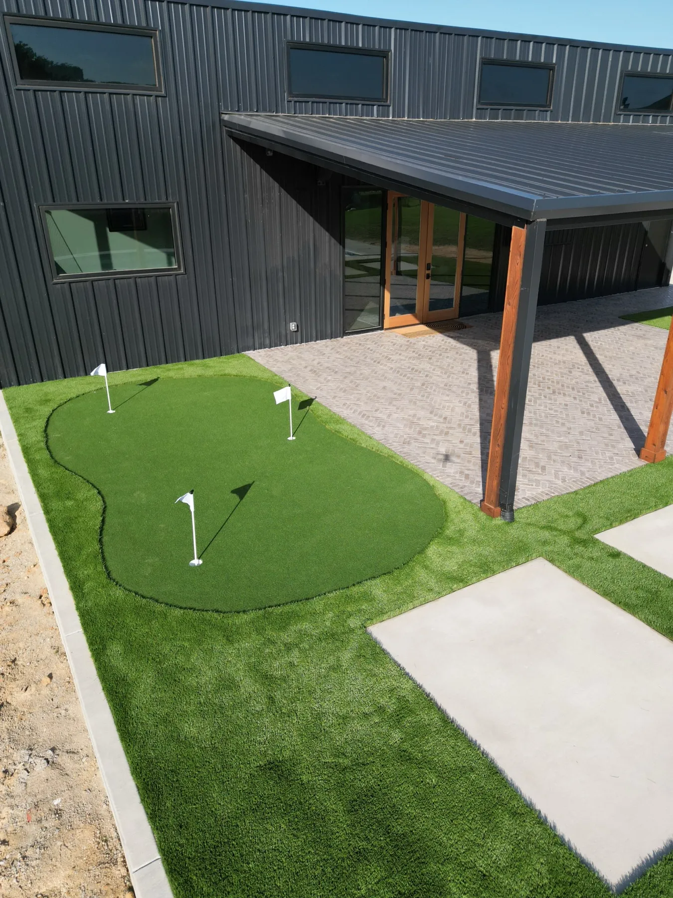 Bearcat Turf artificial turf install photo