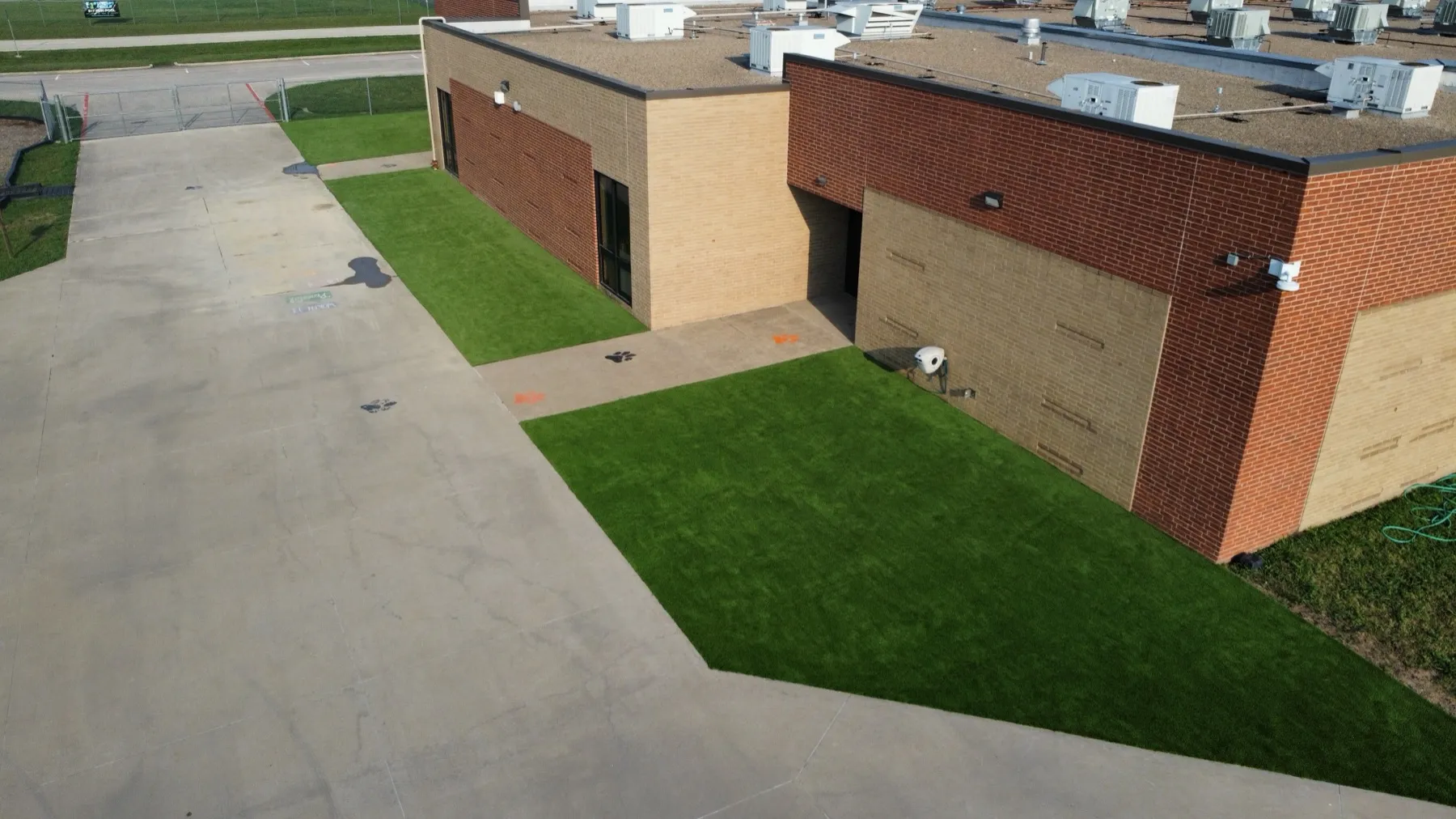 Bearcat Turf artificial turf install photo