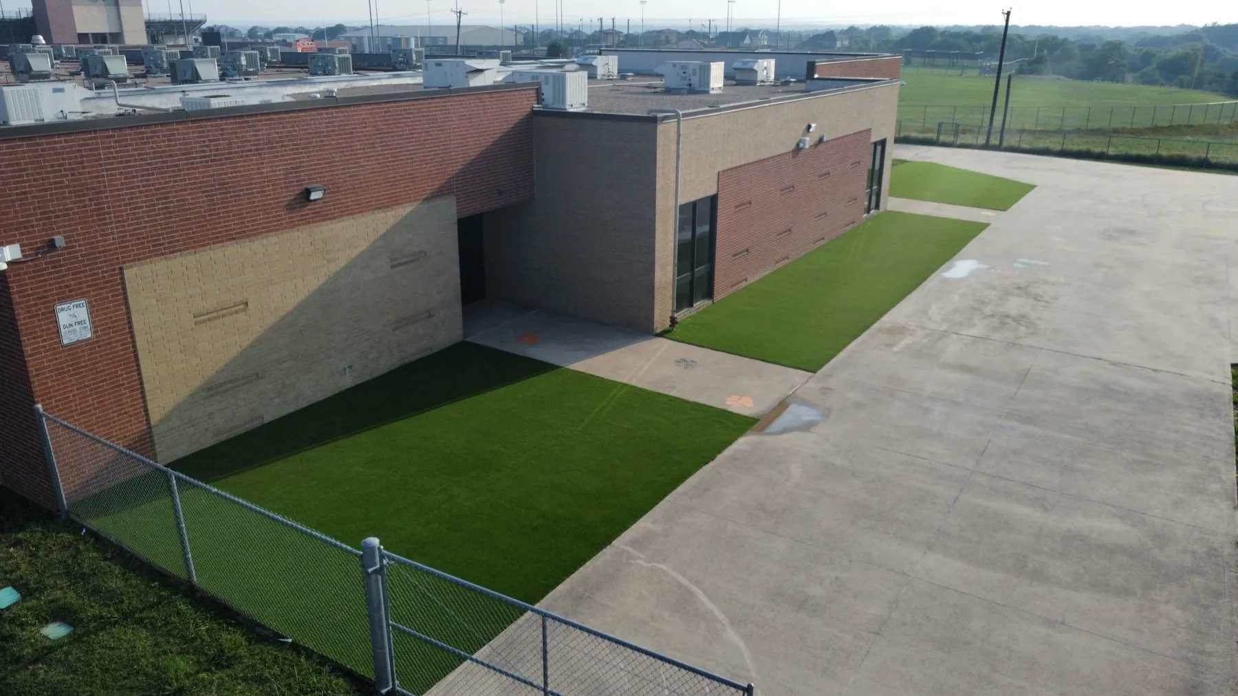 Bearcat Turf artificial turf install photo