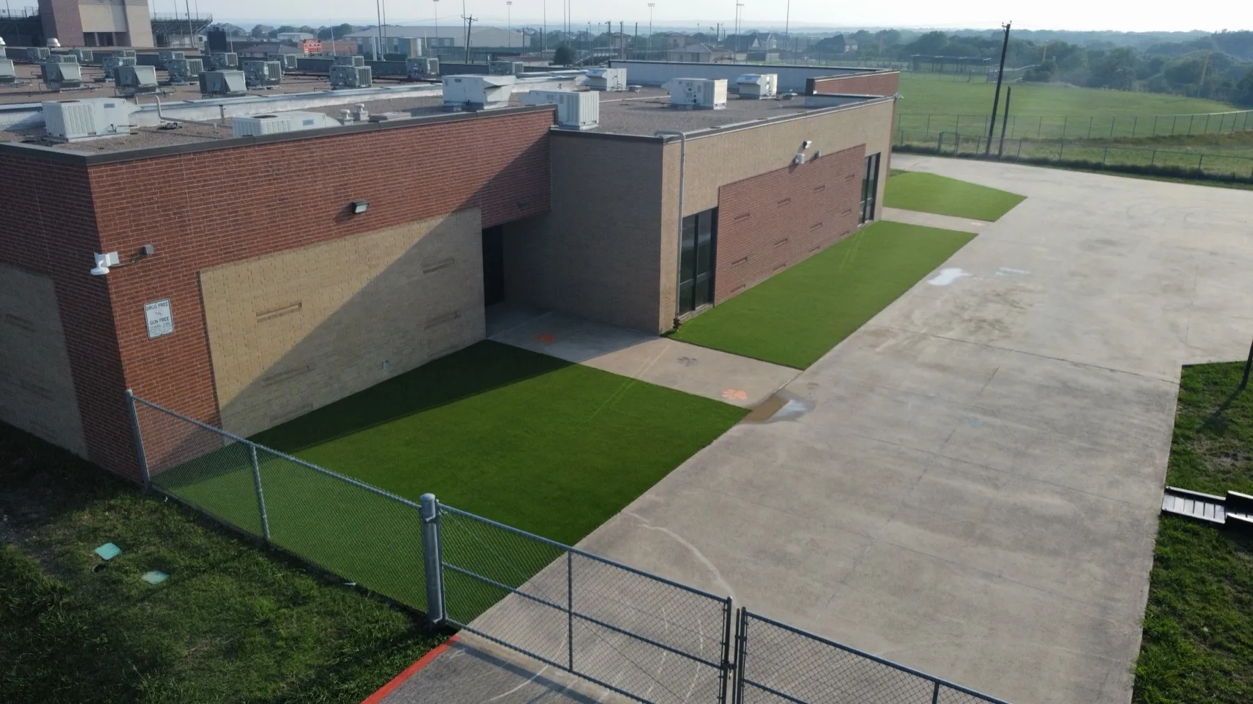 Bearcat Turf artificial turf install photo