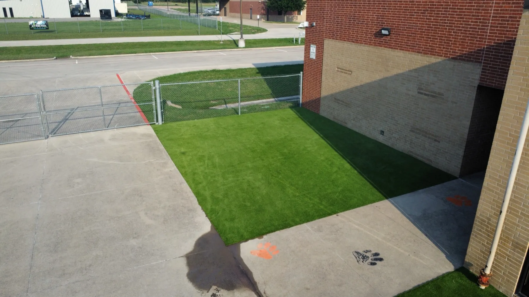 Bearcat Turf artificial turf install photo