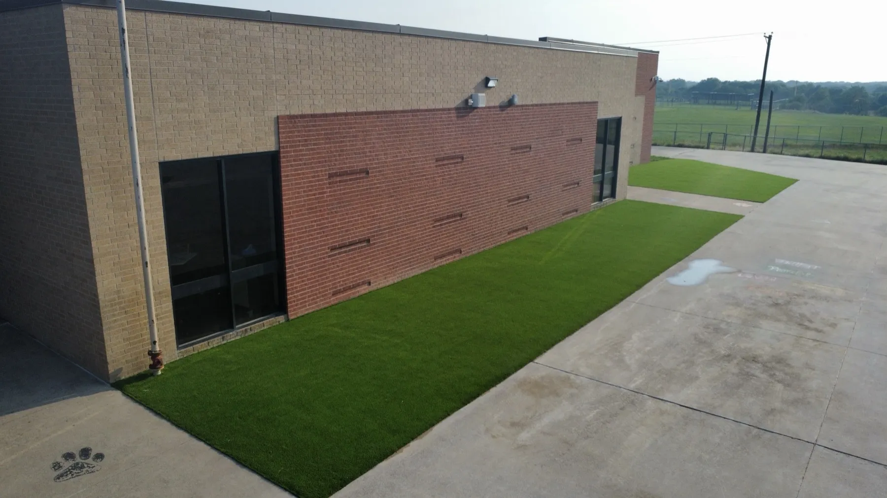 Bearcat Turf artificial turf install photo