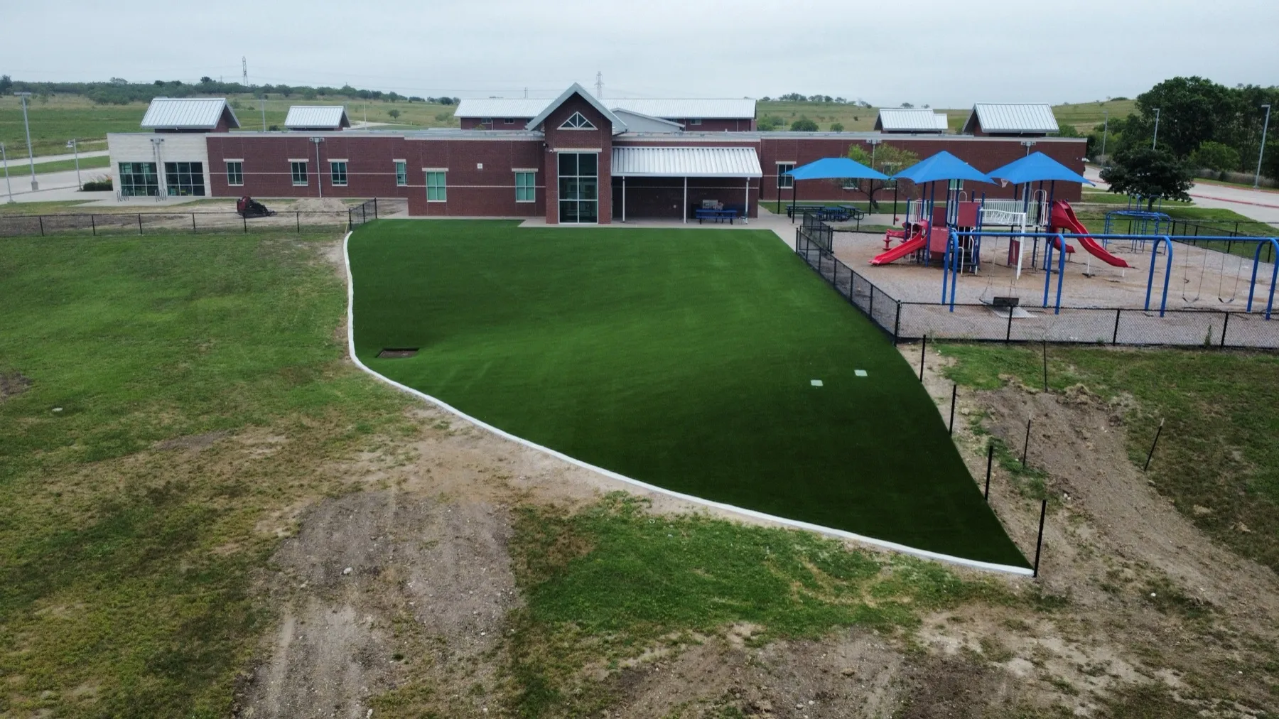 Bearcat Turf artificial turf install photo
