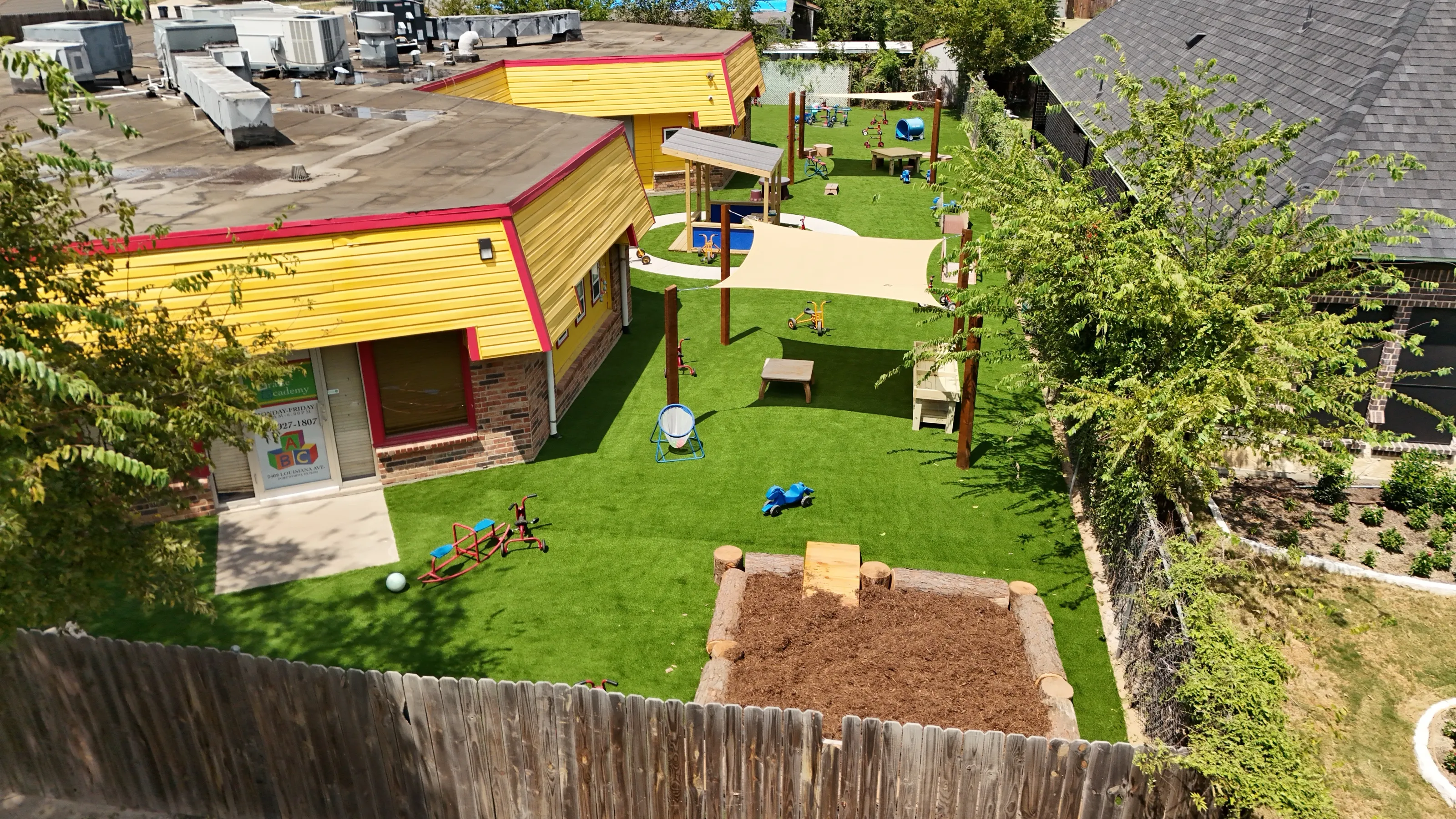 Perfect Praise Academy — 6,000 SF Playground Turf Conversion in Fort Worth