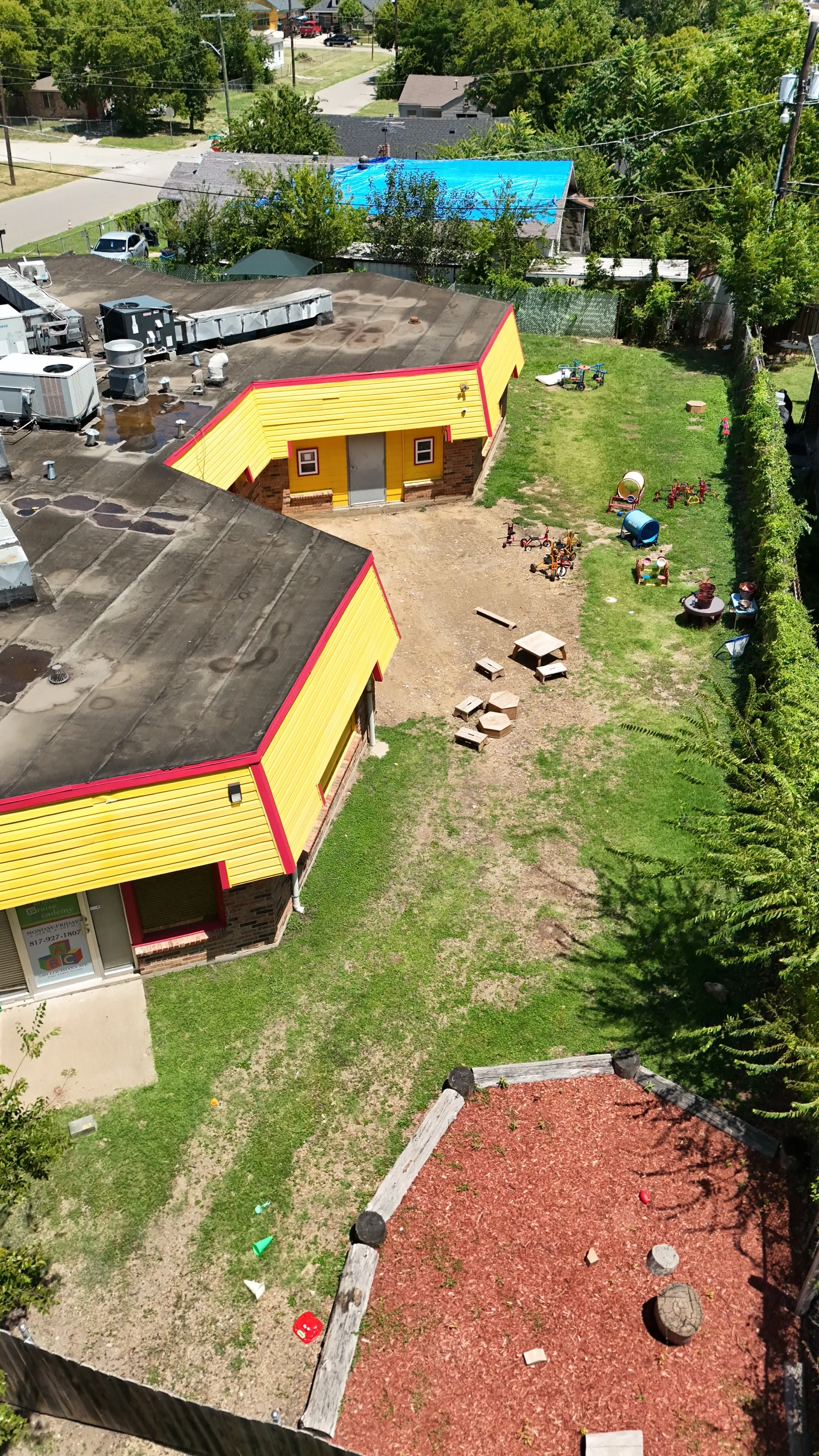 Before 2 — Perfect Praise Academy — 6,000 SF Playground Turf Conversion in Fort Worth