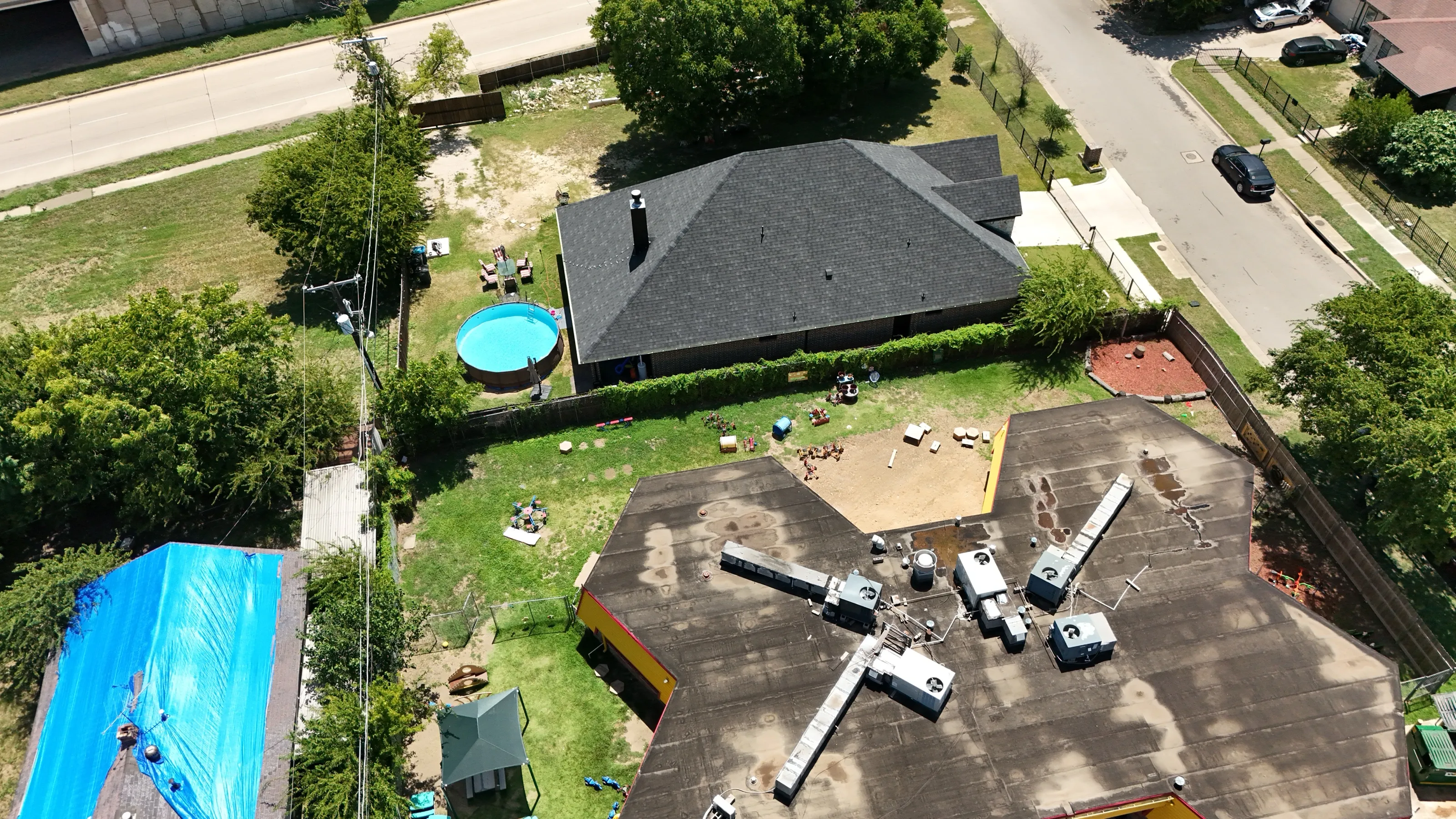 Before 4 — Perfect Praise Academy — 6,000 SF Playground Turf Conversion in Fort Worth