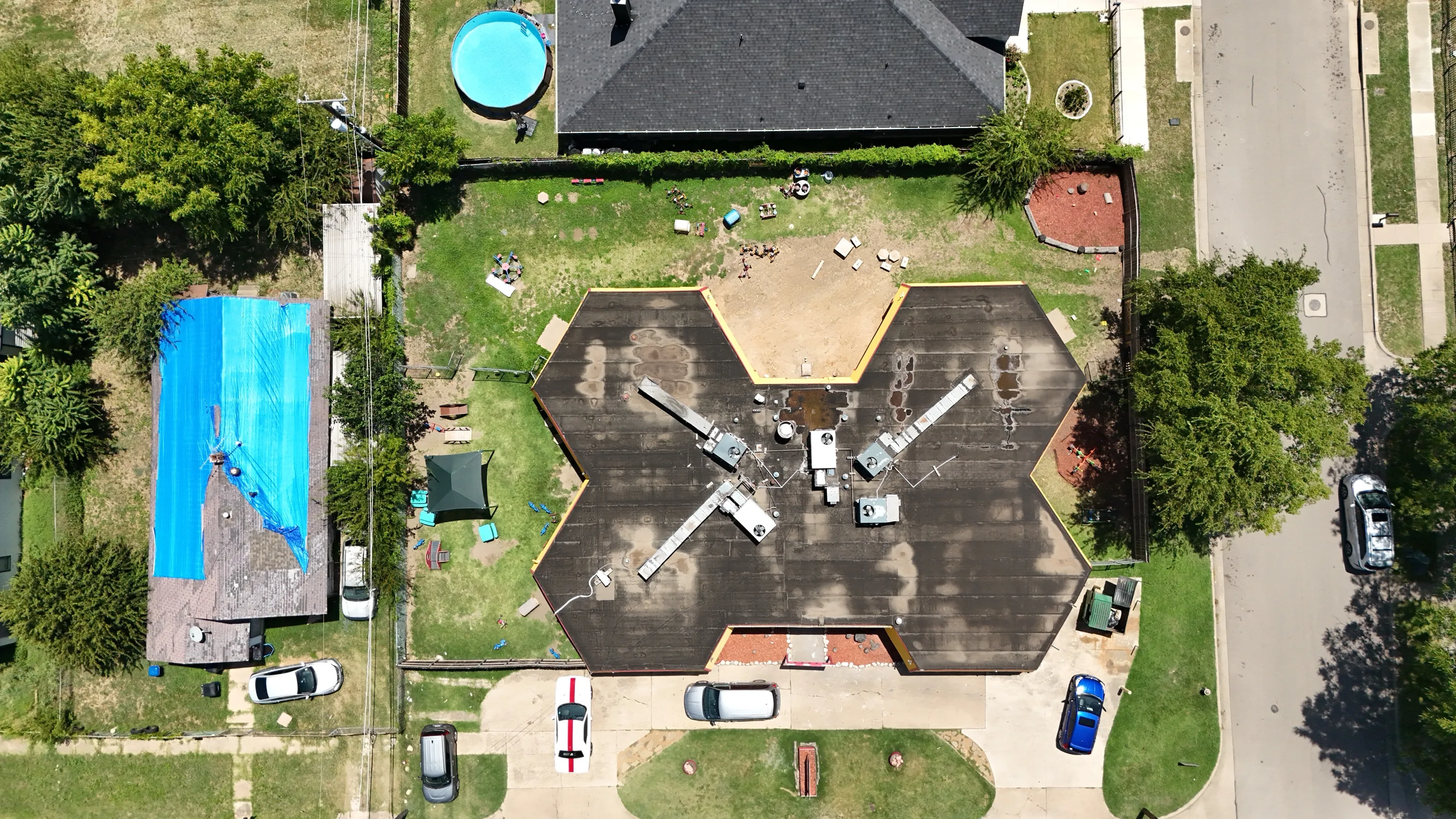 Before 6 — Perfect Praise Academy — 6,000 SF Playground Turf Conversion in Fort Worth