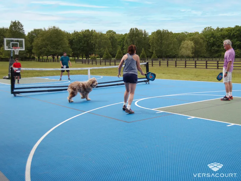 VersaCourt modular tile pickleball court