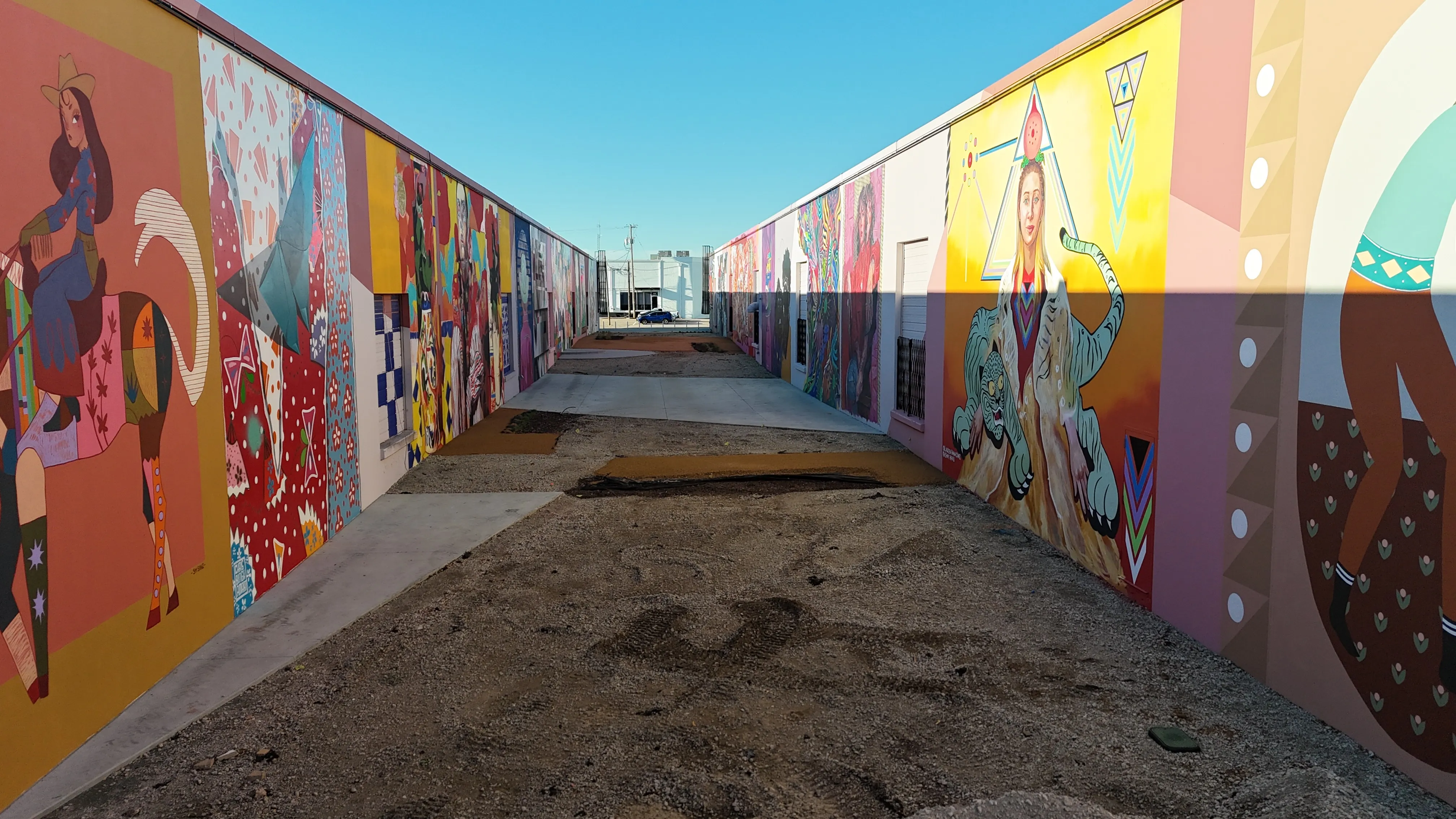 Aerial 2 — The Art Docks at Inwood Design District — 5,600 SF Commercial Turf