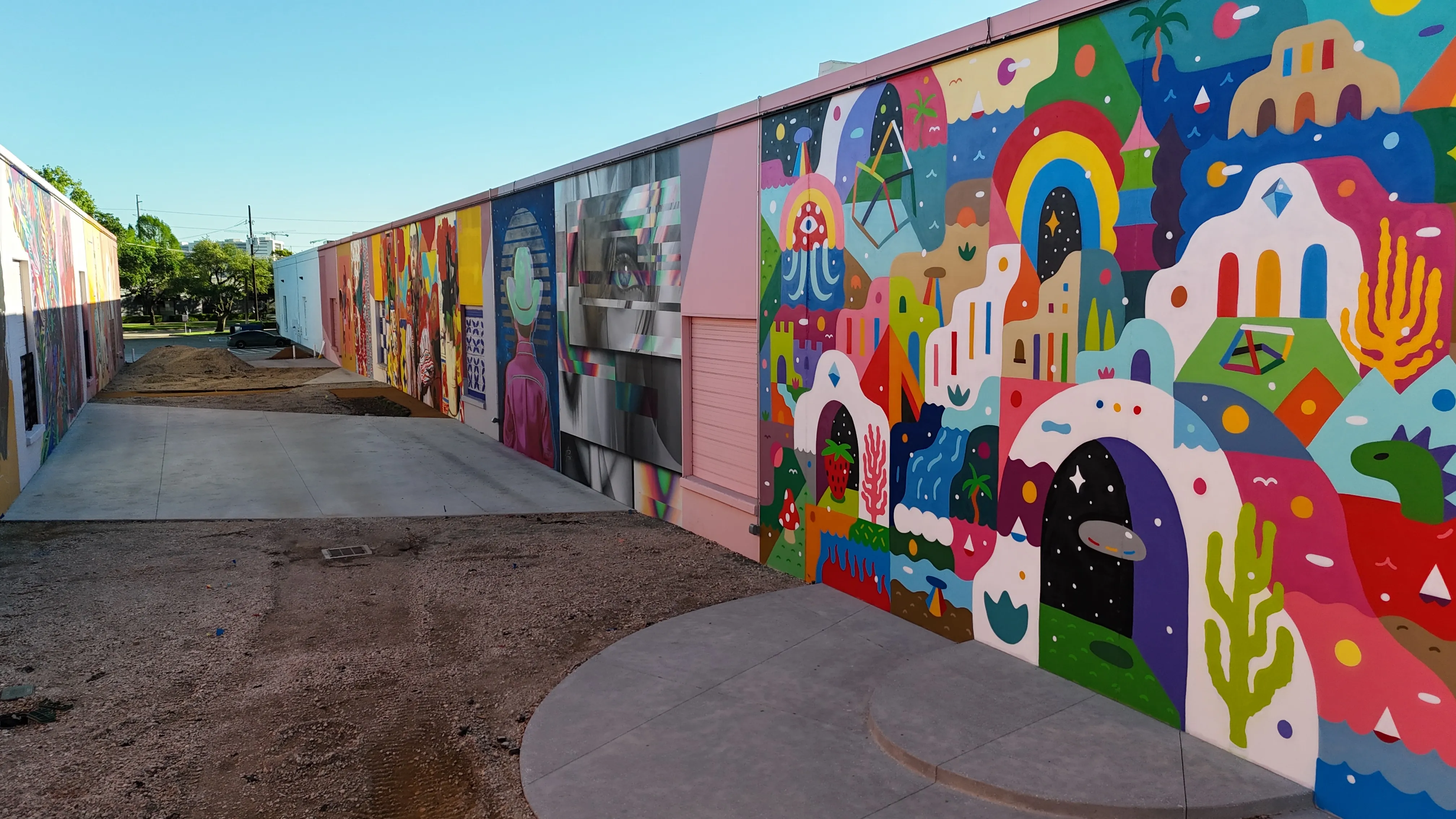 Aerial 3 — The Art Docks at Inwood Design District — 5,600 SF Commercial Turf