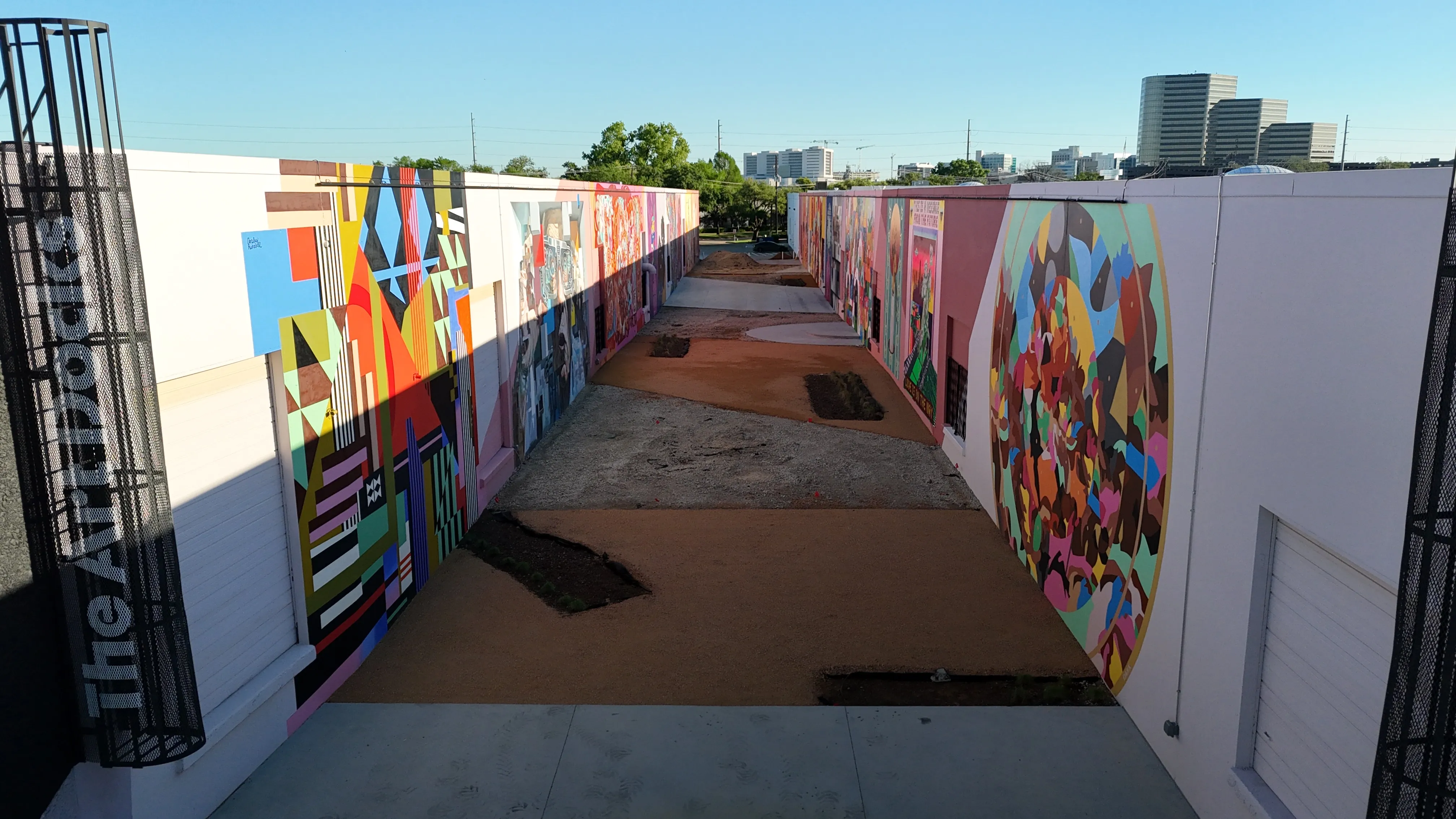 Aerial 5 — The Art Docks at Inwood Design District — 5,600 SF Commercial Turf