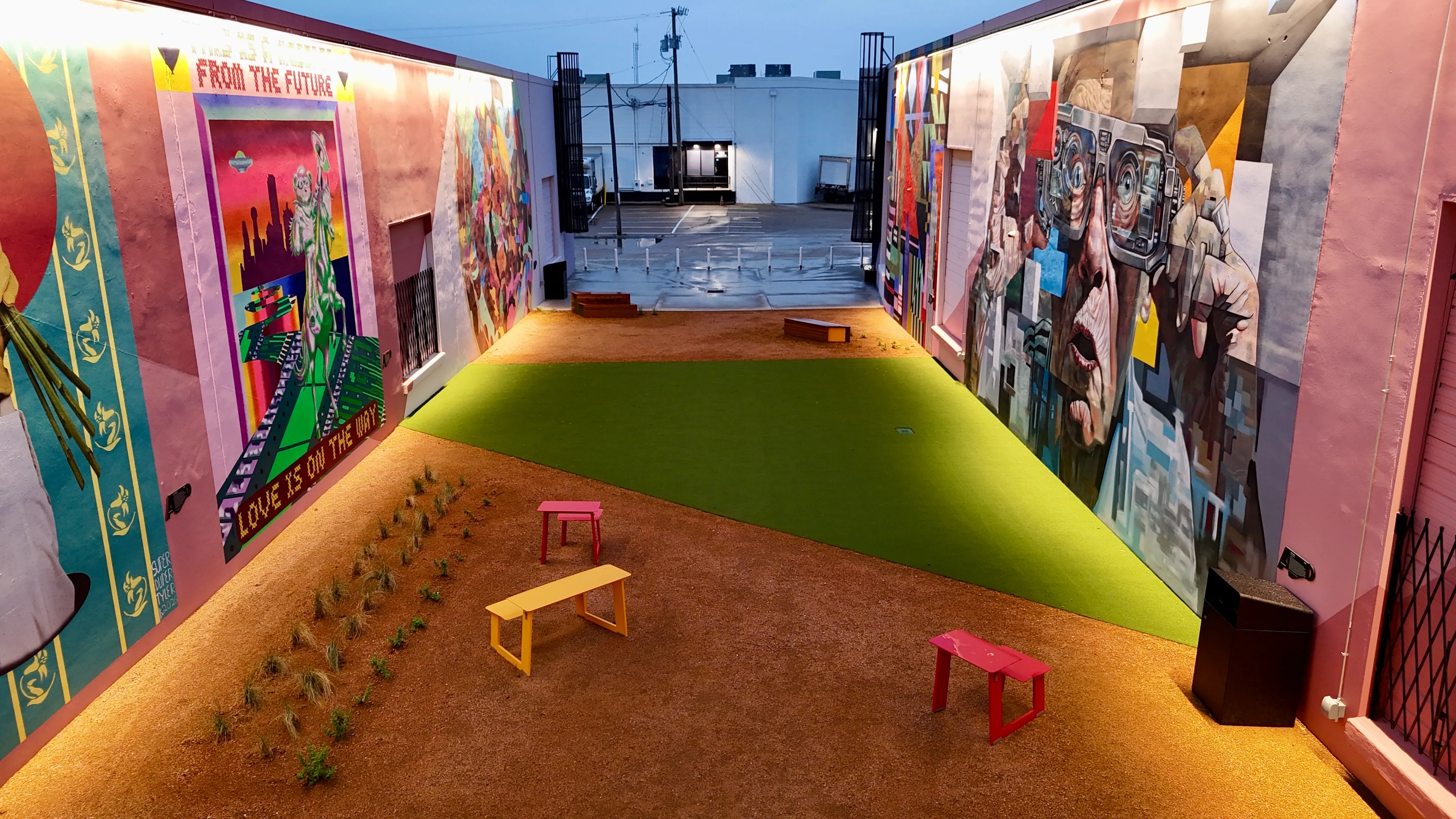 Aerial 13 — The Art Docks at Inwood Design District — 5,600 SF Commercial Turf