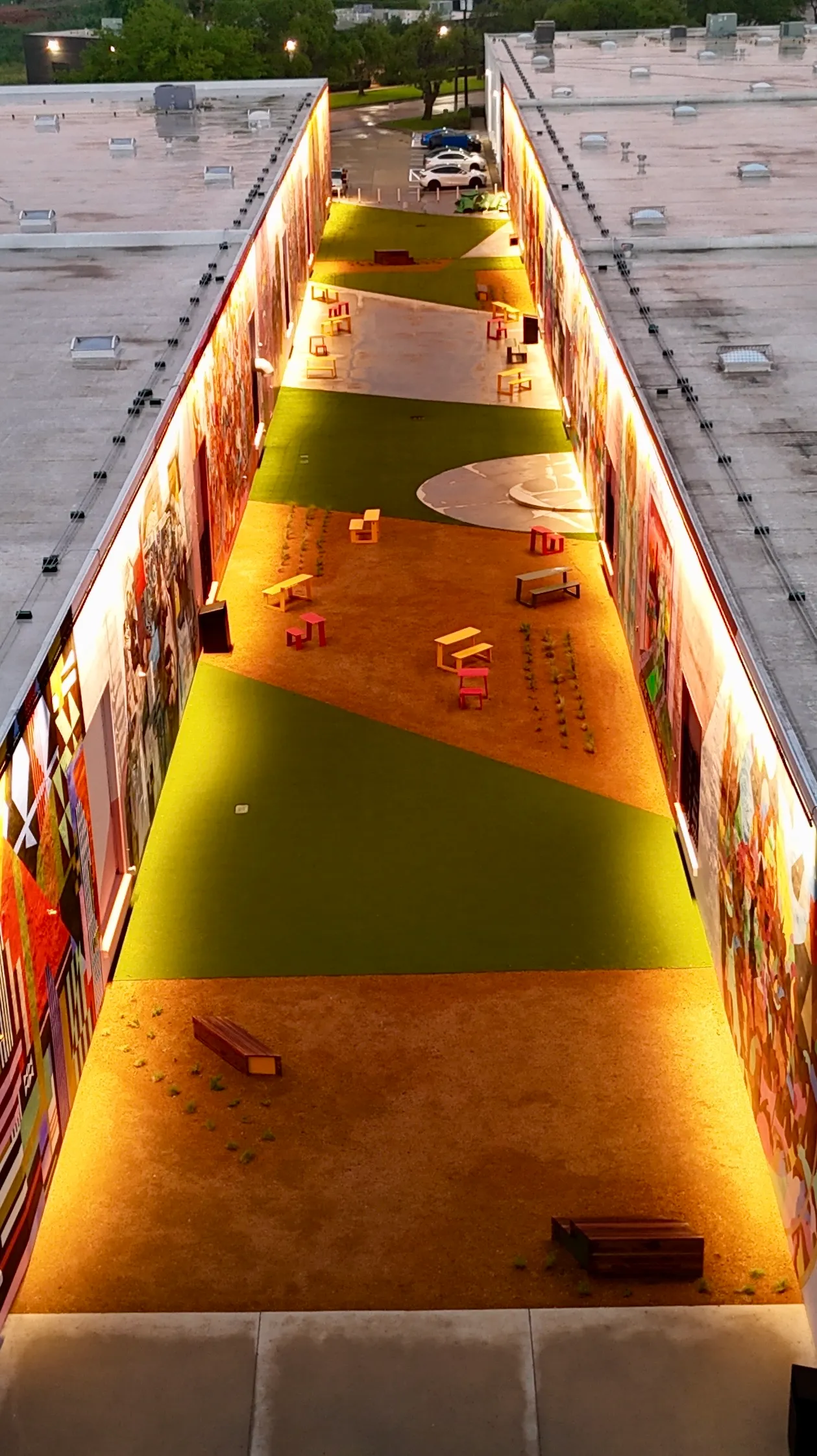 Aerial 16 — The Art Docks at Inwood Design District — 5,600 SF Commercial Turf