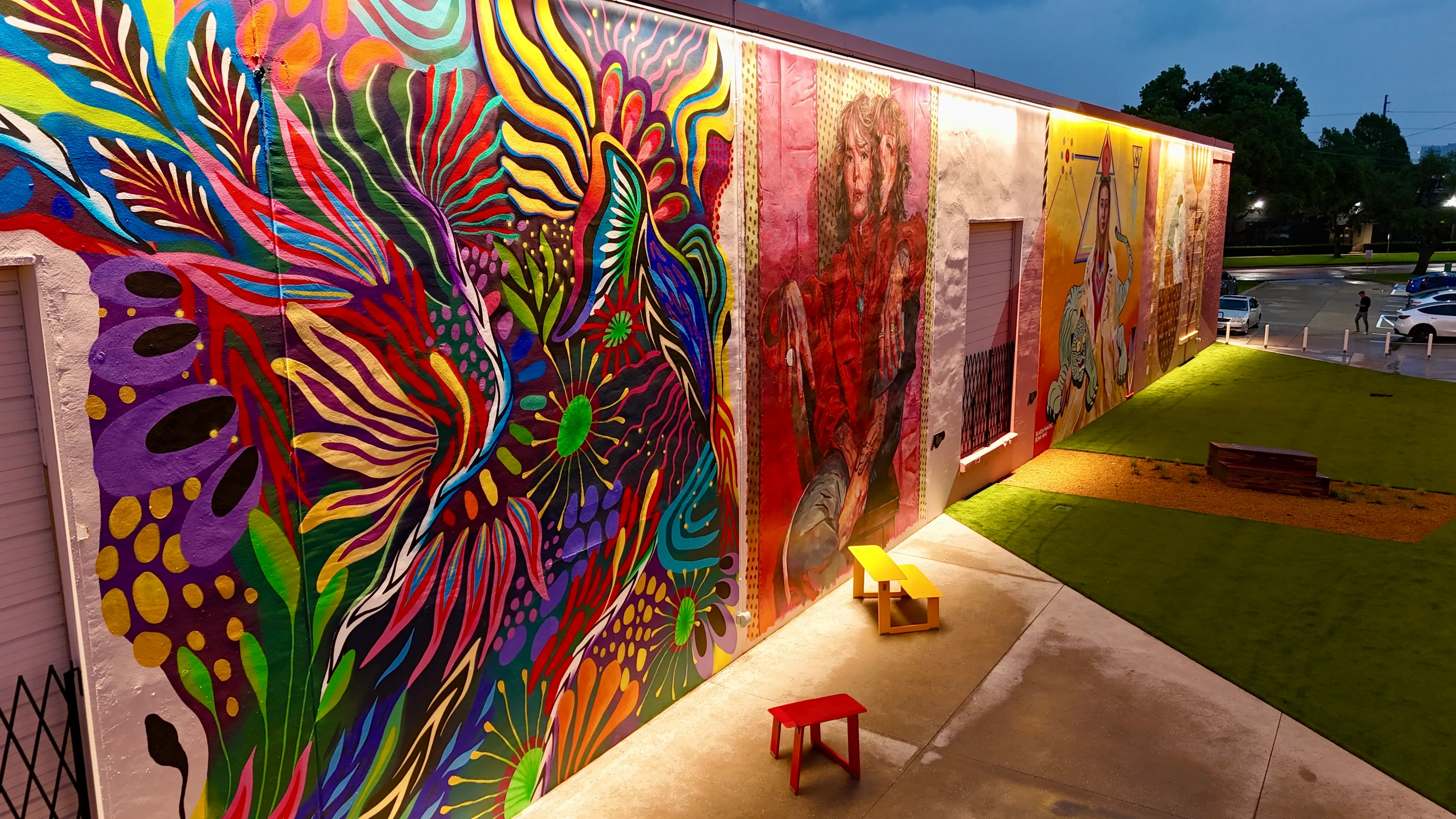 Aerial 19 — The Art Docks at Inwood Design District — 5,600 SF Commercial Turf