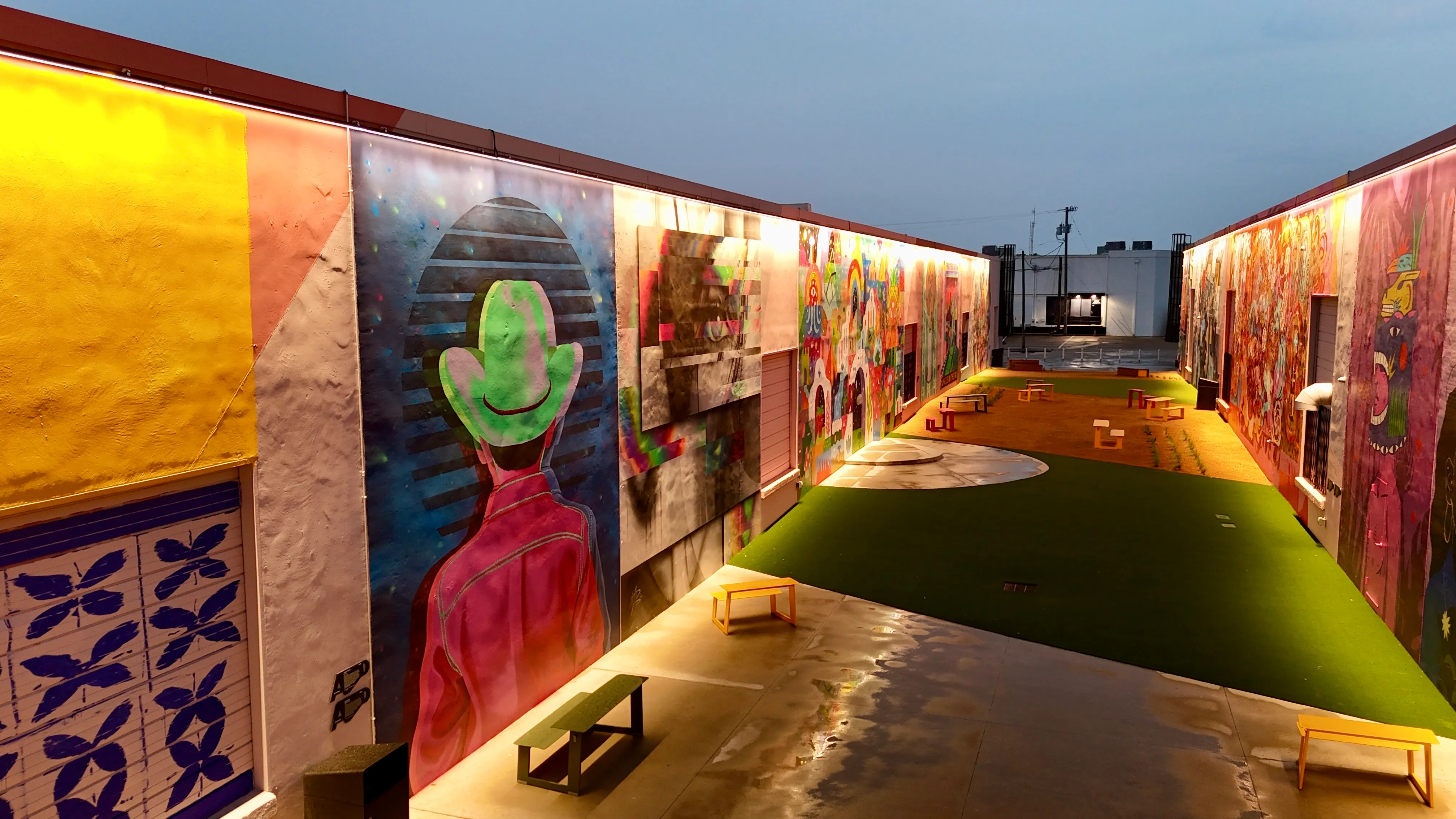 Aerial 21 — The Art Docks at Inwood Design District — 5,600 SF Commercial Turf