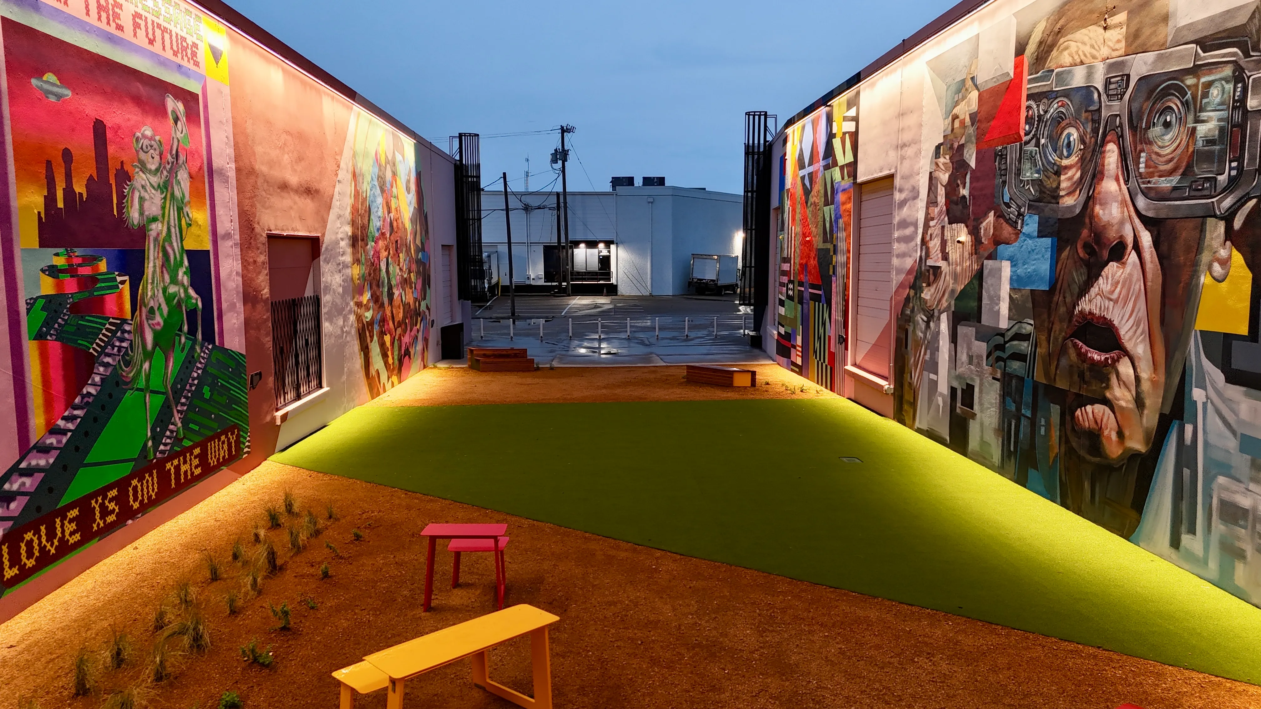 Aerial 22 — The Art Docks at Inwood Design District — 5,600 SF Commercial Turf