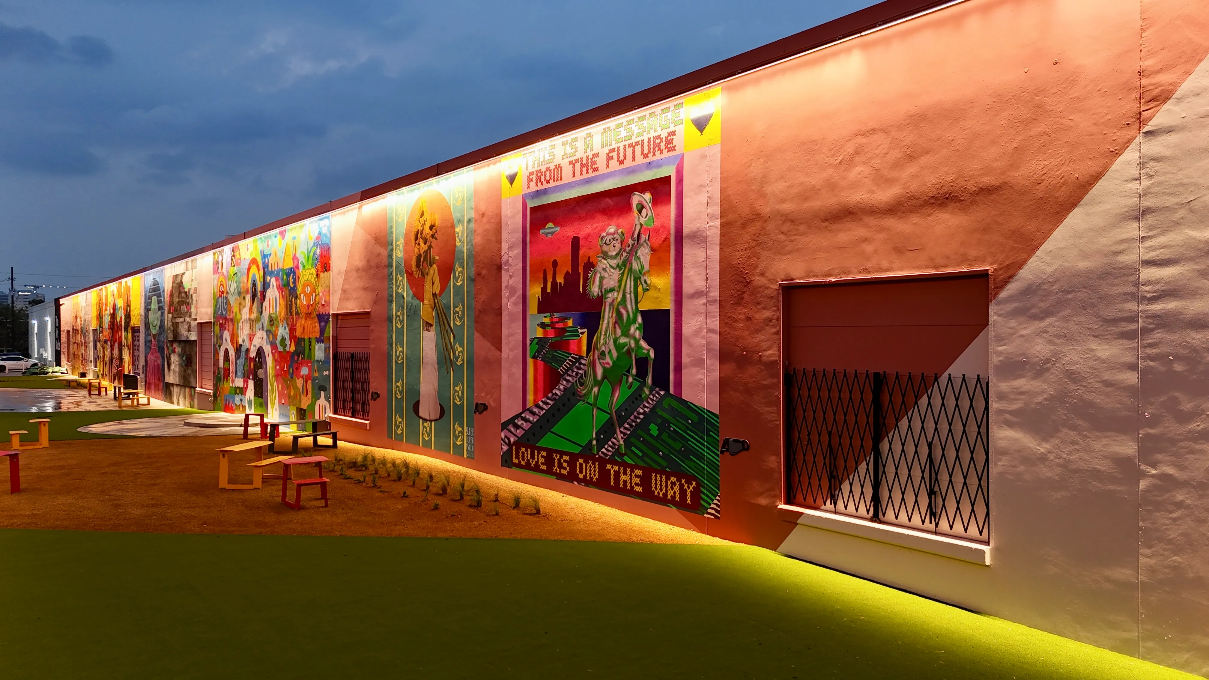 Aerial 23 — The Art Docks at Inwood Design District — 5,600 SF Commercial Turf