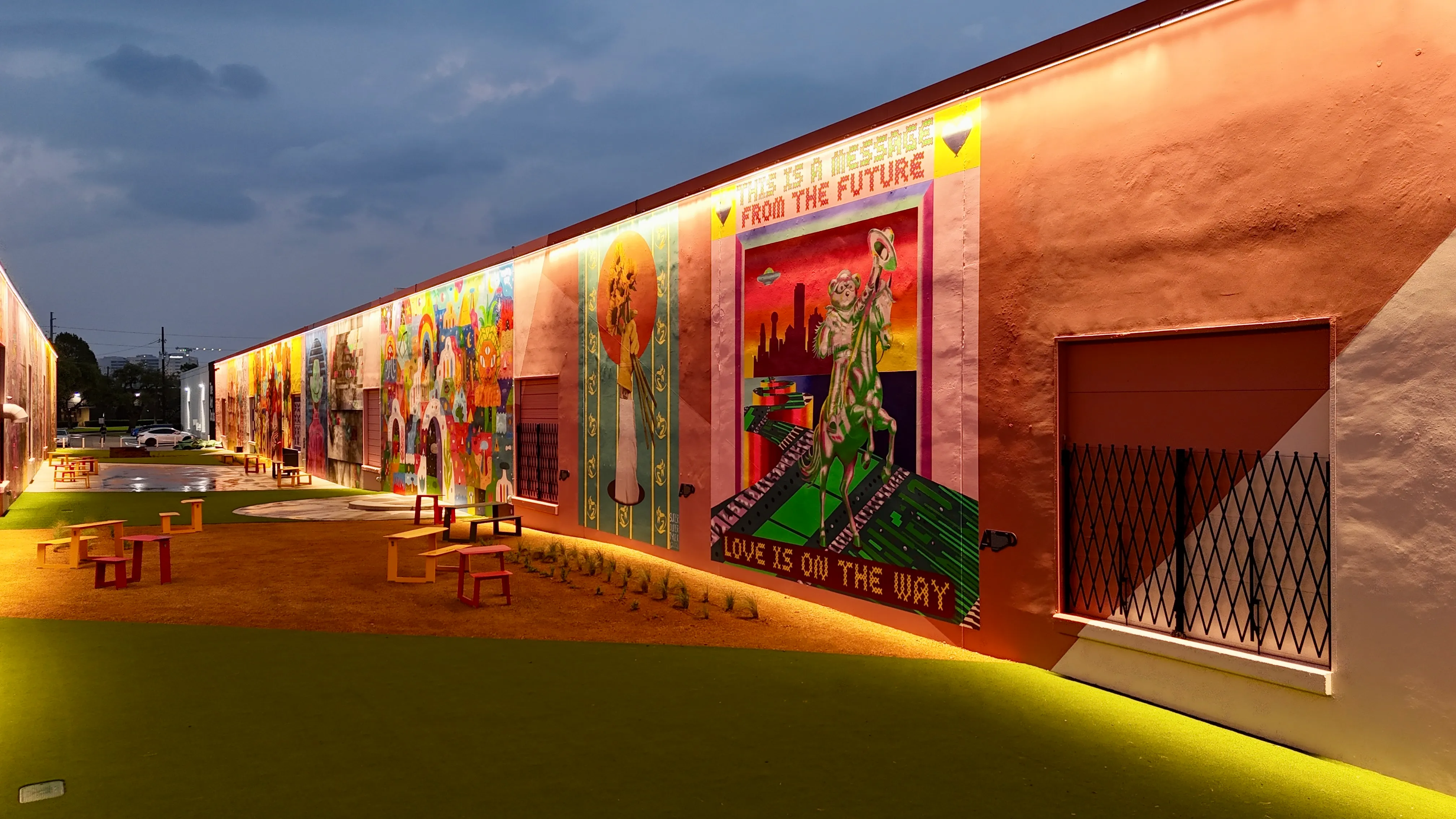 Aerial 24 — The Art Docks at Inwood Design District — 5,600 SF Commercial Turf