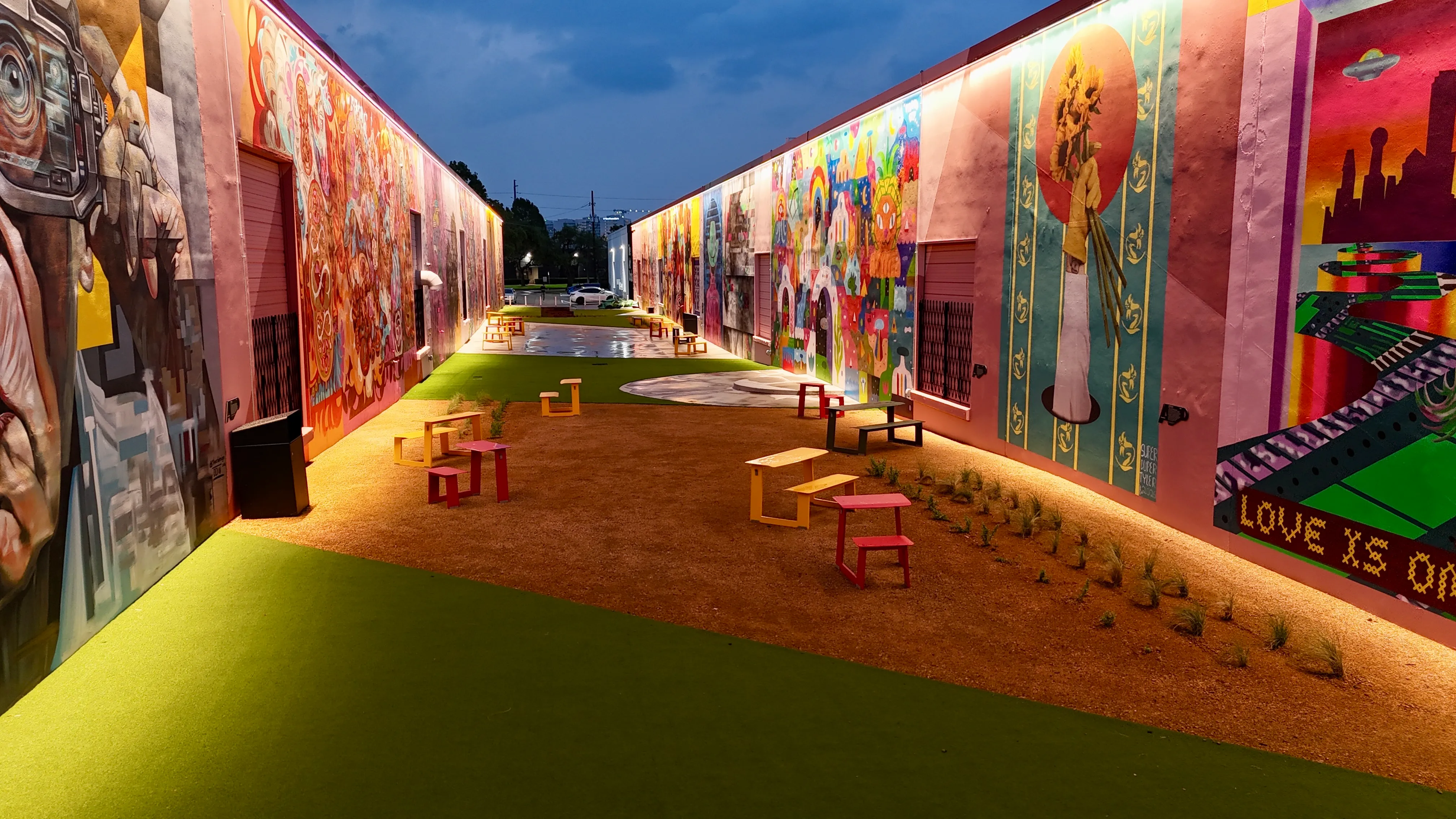 Aerial 25 — The Art Docks at Inwood Design District — 5,600 SF Commercial Turf