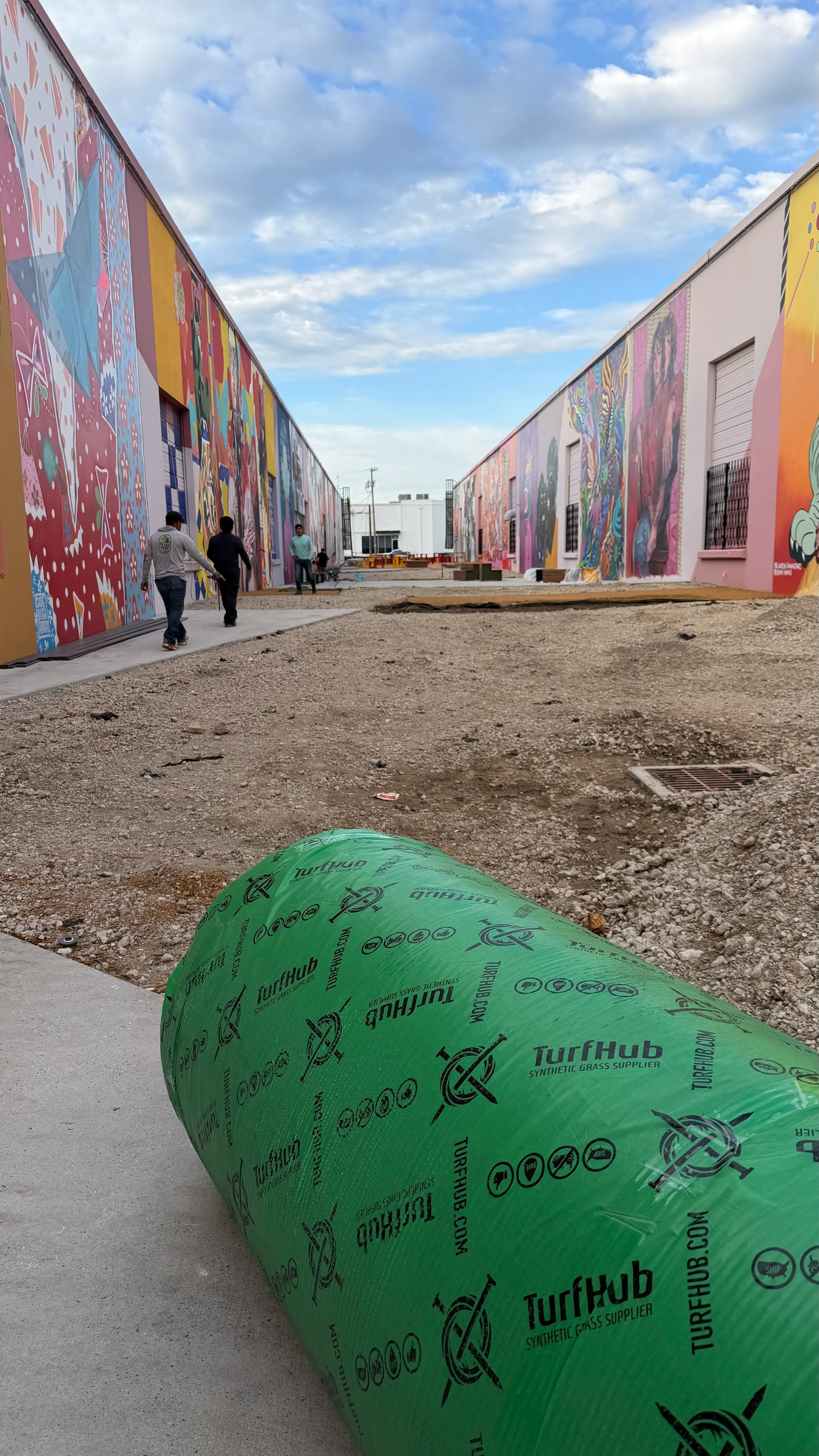 Construction 13 — The Art Docks at Inwood Design District — 5,600 SF Commercial Turf