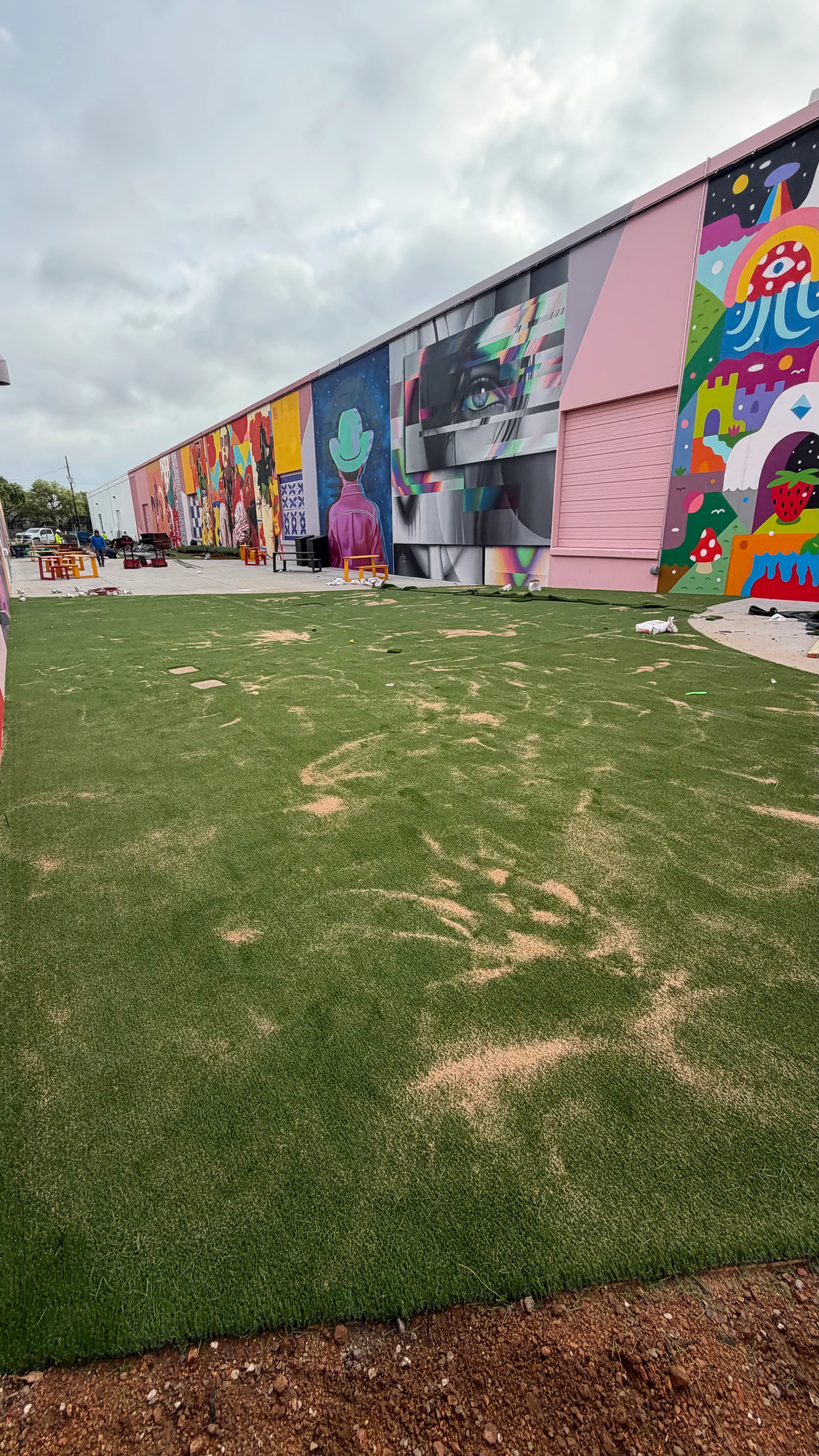 Construction 14 — The Art Docks at Inwood Design District — 5,600 SF Commercial Turf